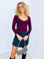 Pull bordeaux - HILONA