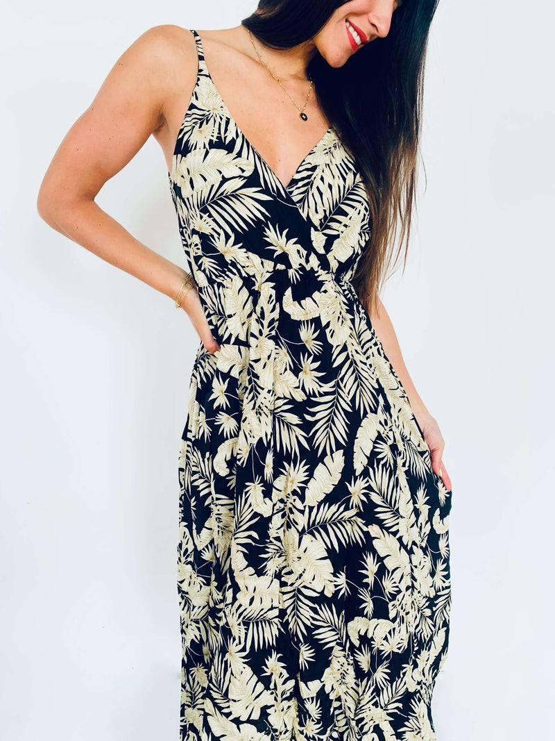 Robe longue noir - HAWAI