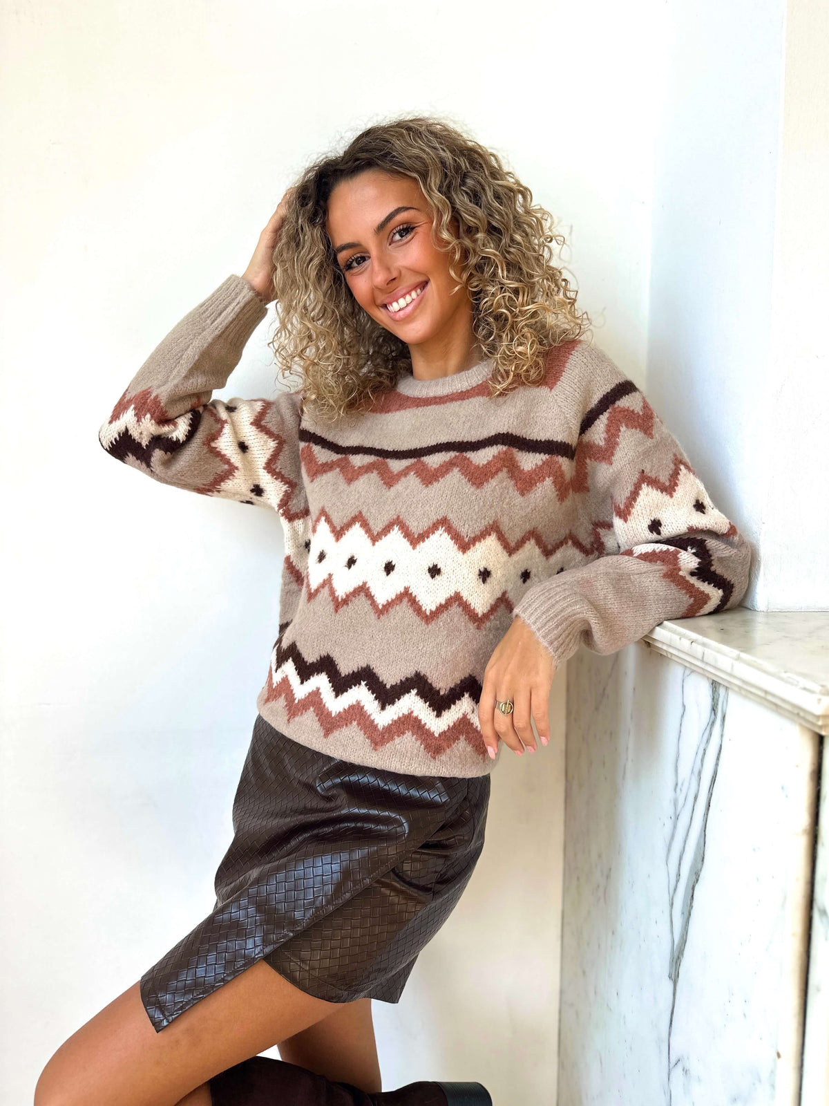Pull beige - ELLA