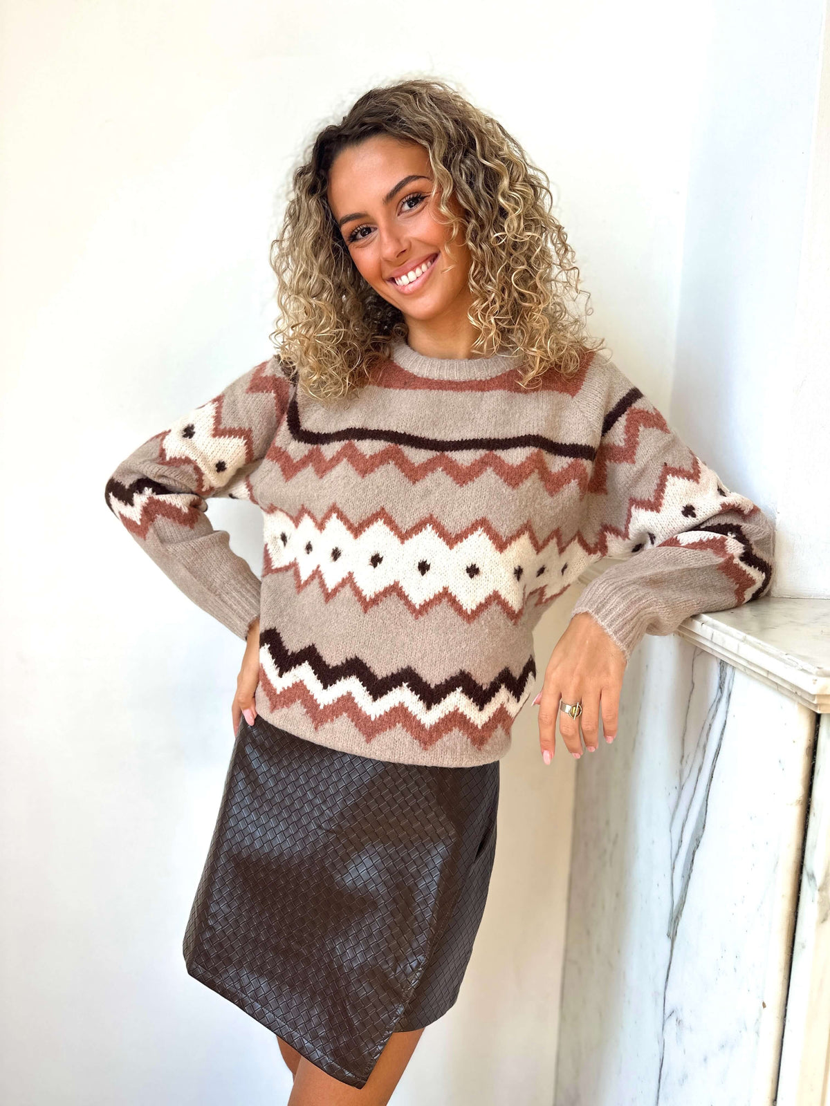 Pull beige - ELLA