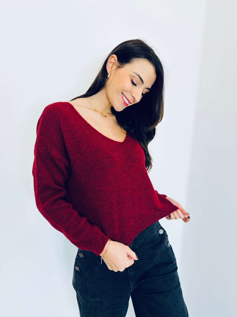 Pull bordeaux - LOLA