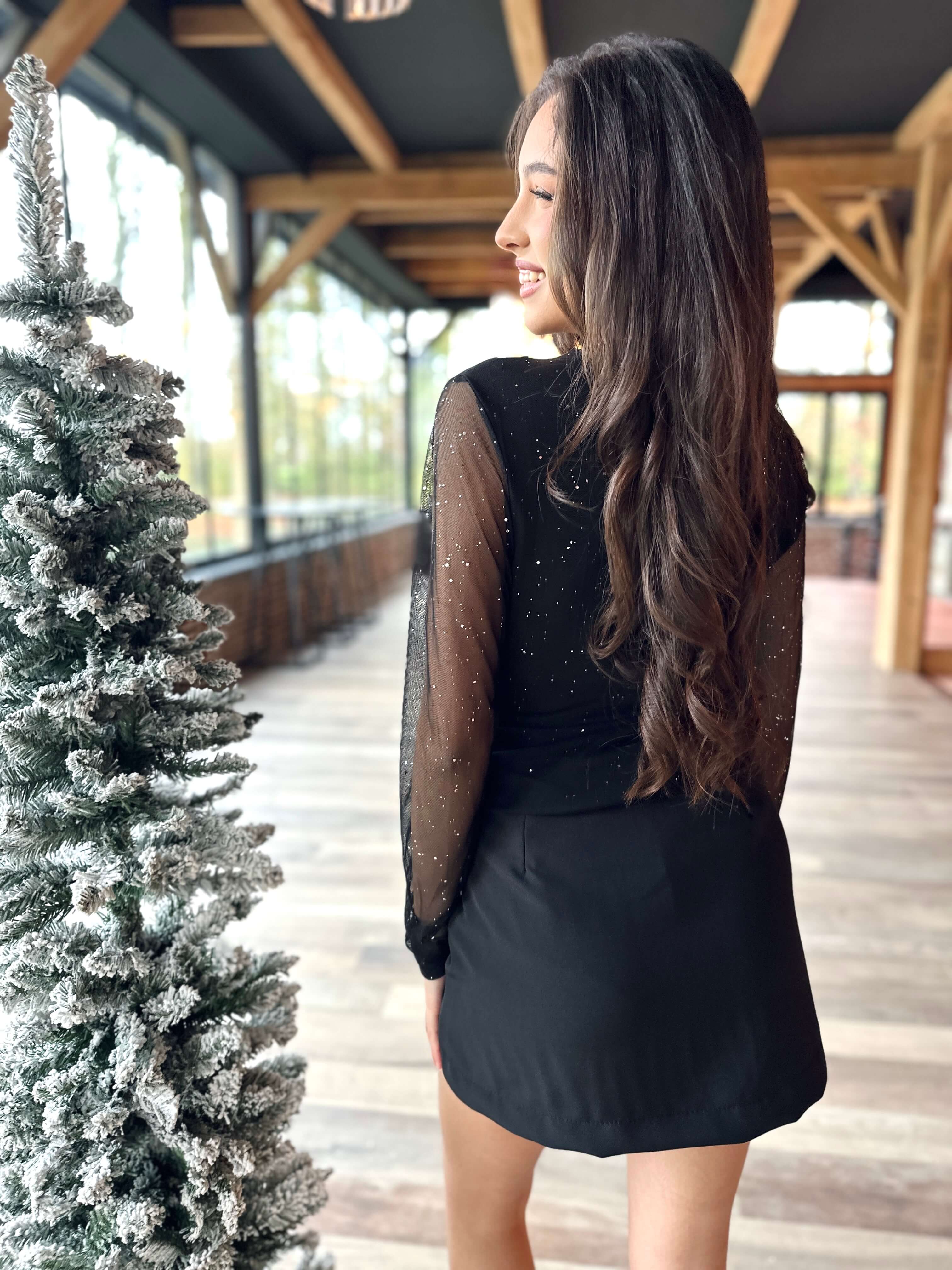 Falda pantalón negra - MILA