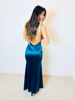 Robe bleu vert - PAOLA