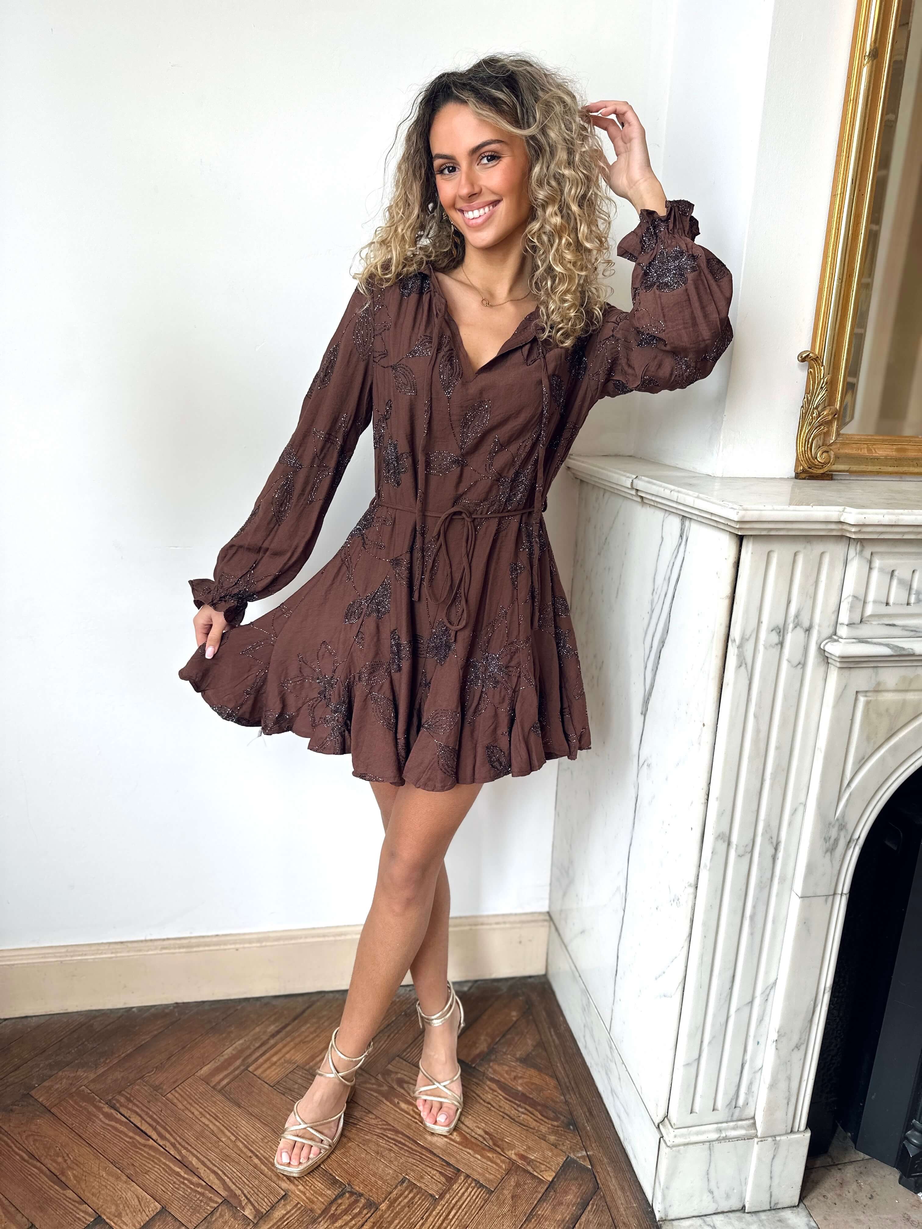 Robe chocolat - ANGELINA