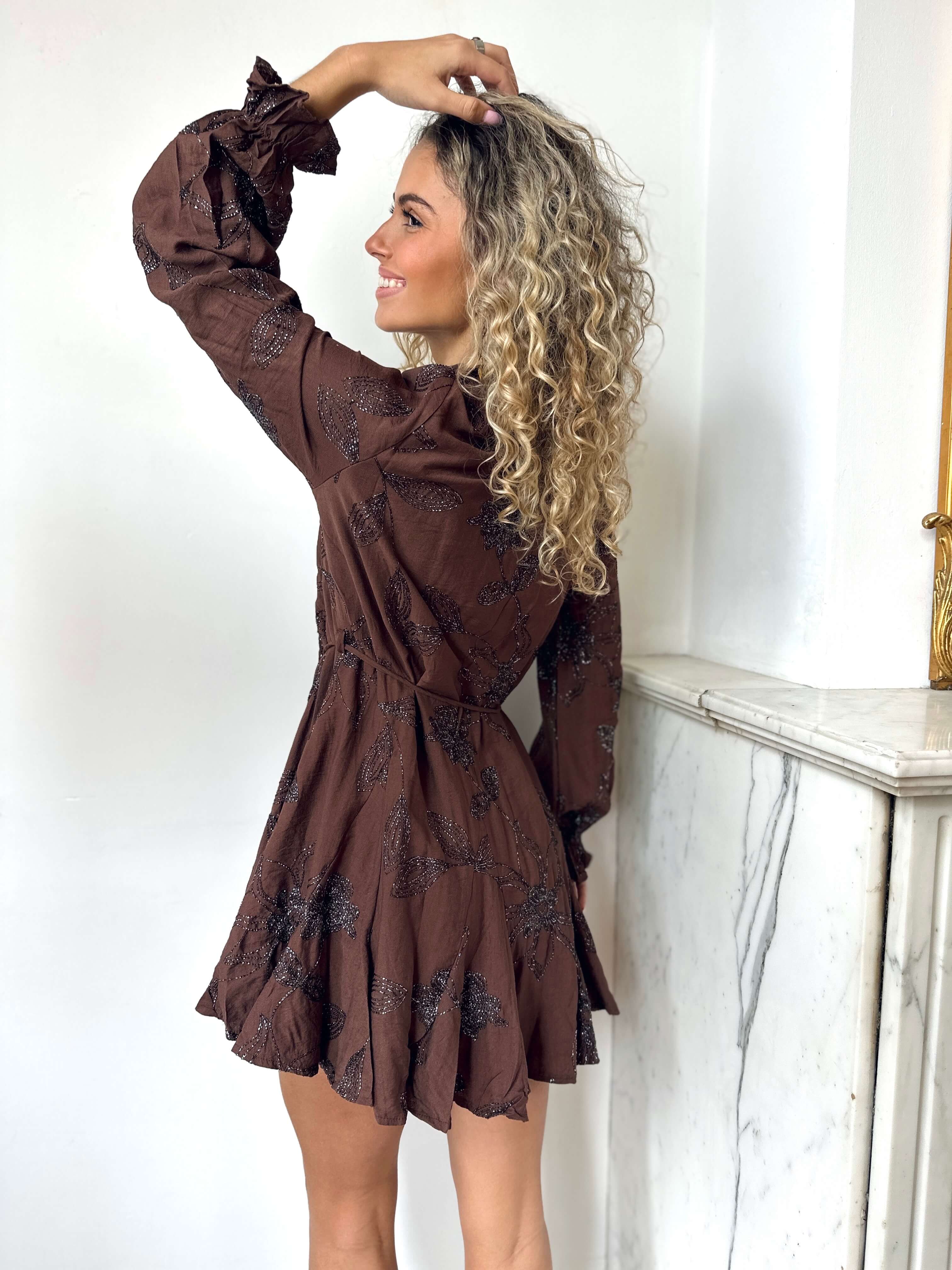 Robe chocolat - ANGELINA