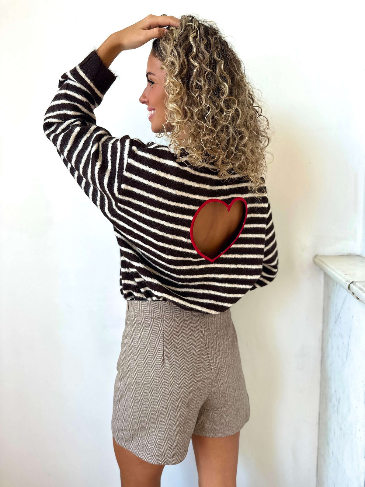 Pull chocolat - AMOUR