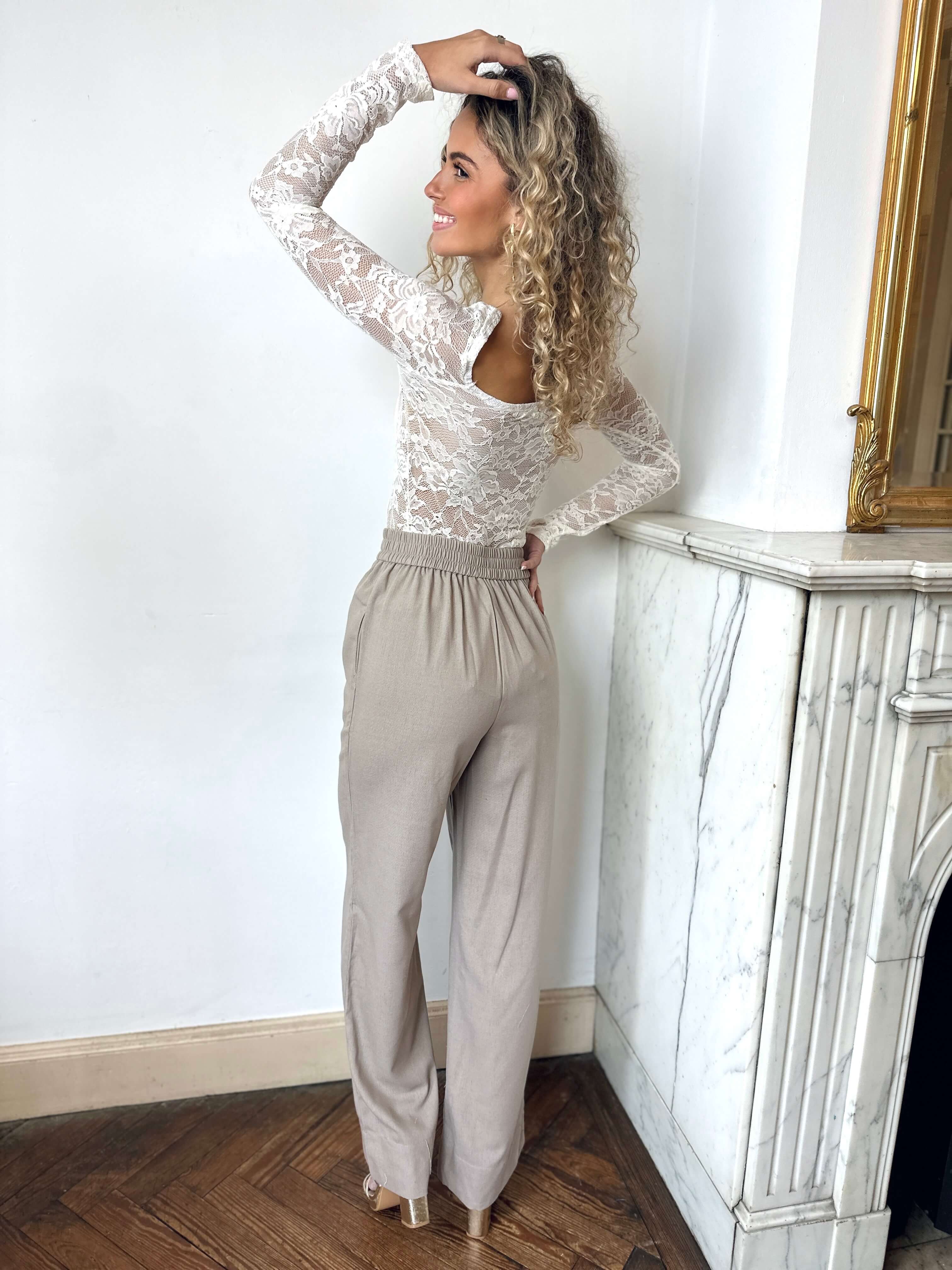 Pantalon taupe - LUCAS