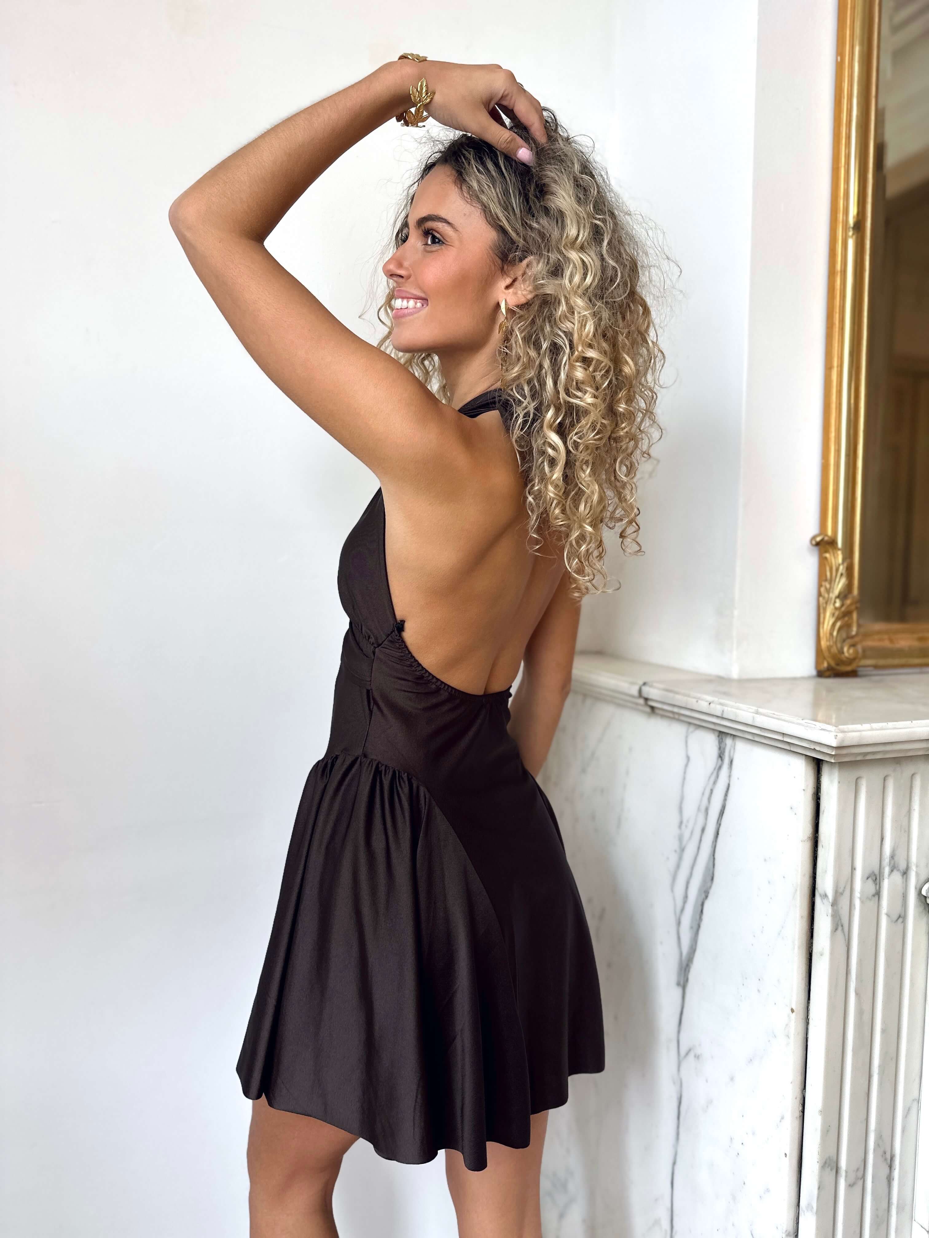 Robe chocolat - ZOE