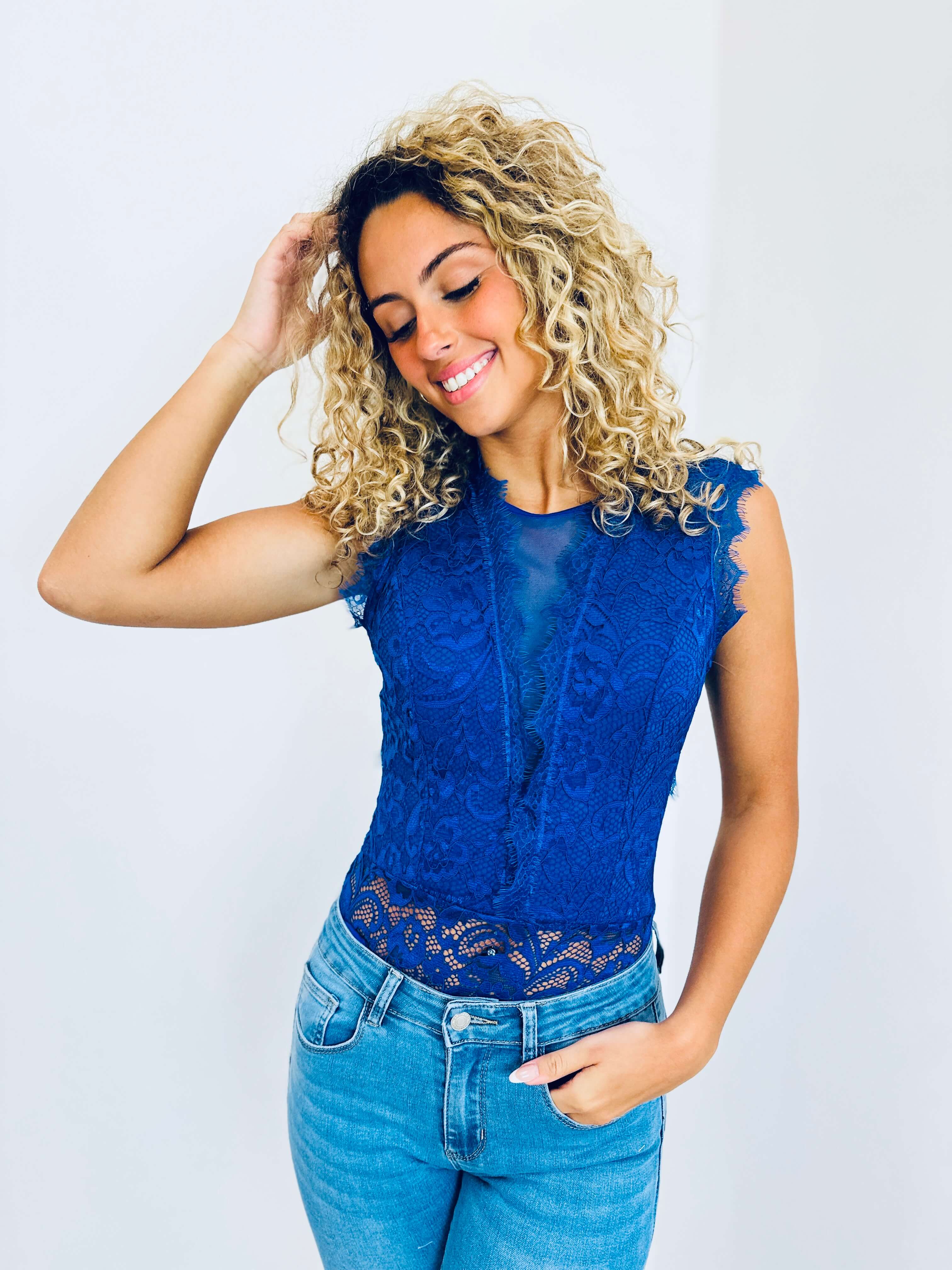Body bleu royal - VANESSA