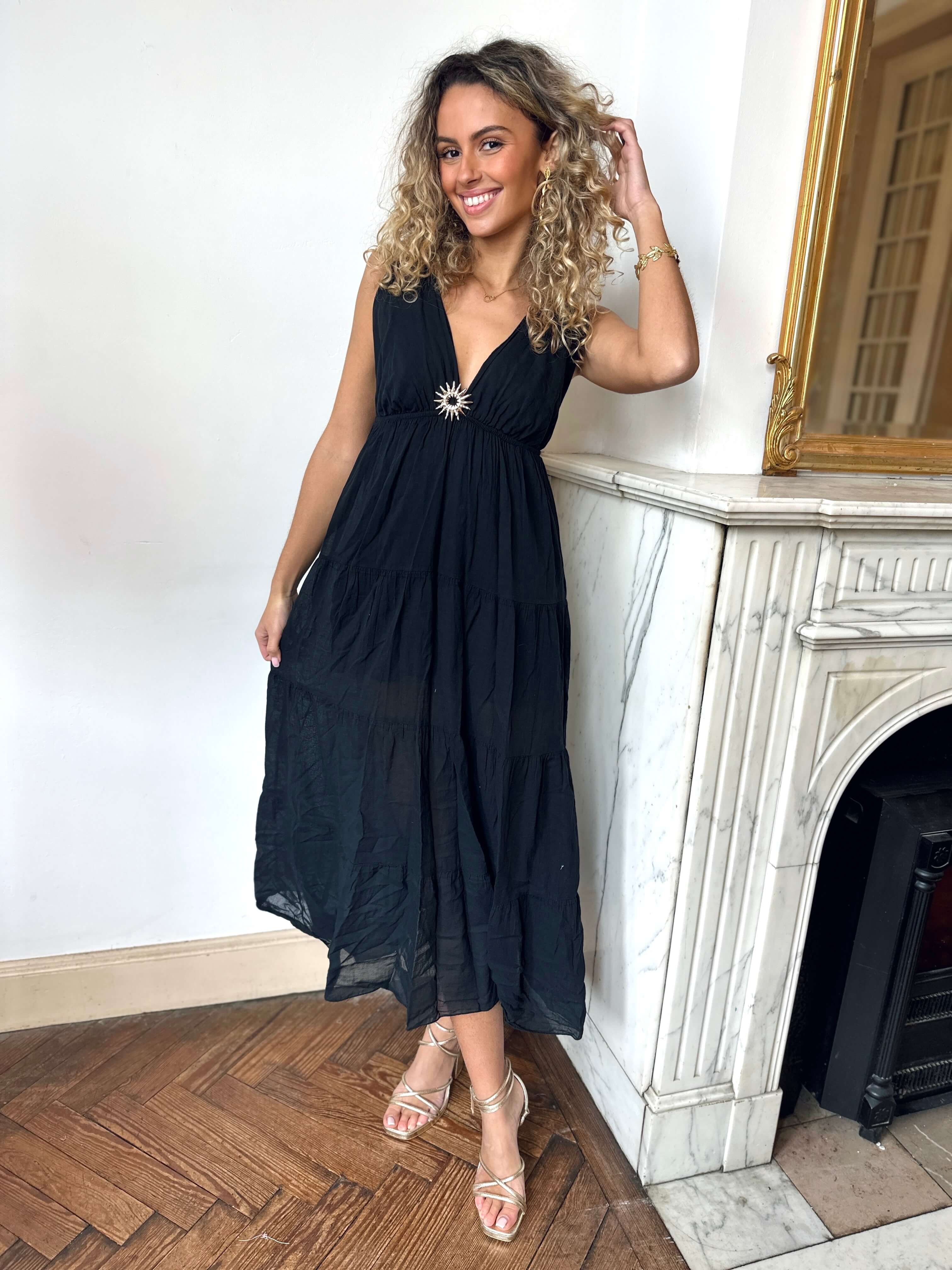Robe longue noir - BOHEMIA
