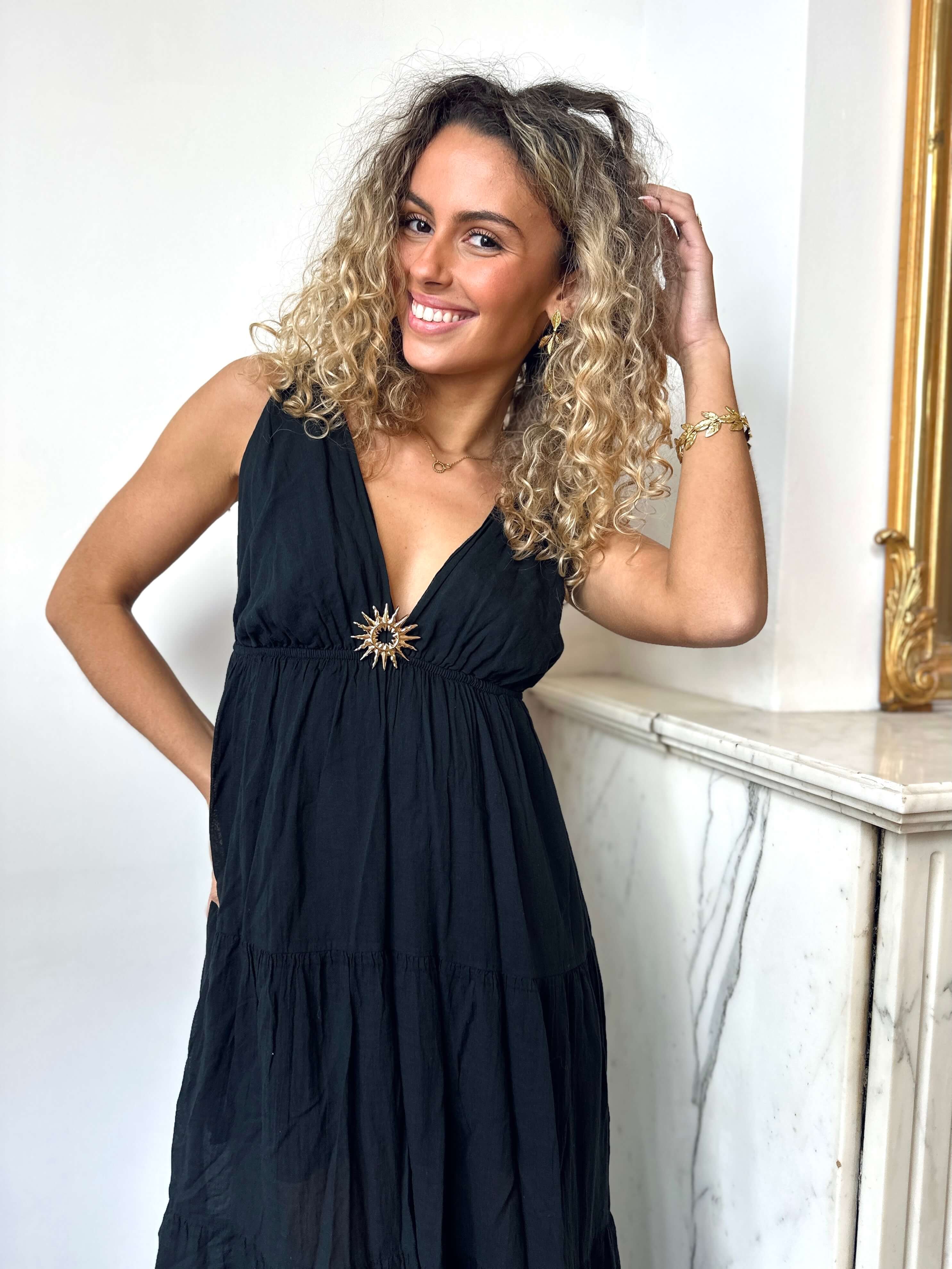 Robe longue noir - BOHEMIA
