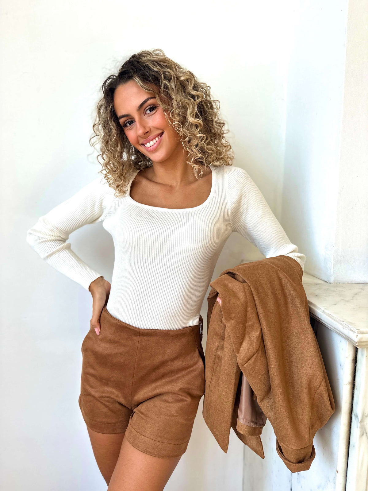 Pull blanc - NINA