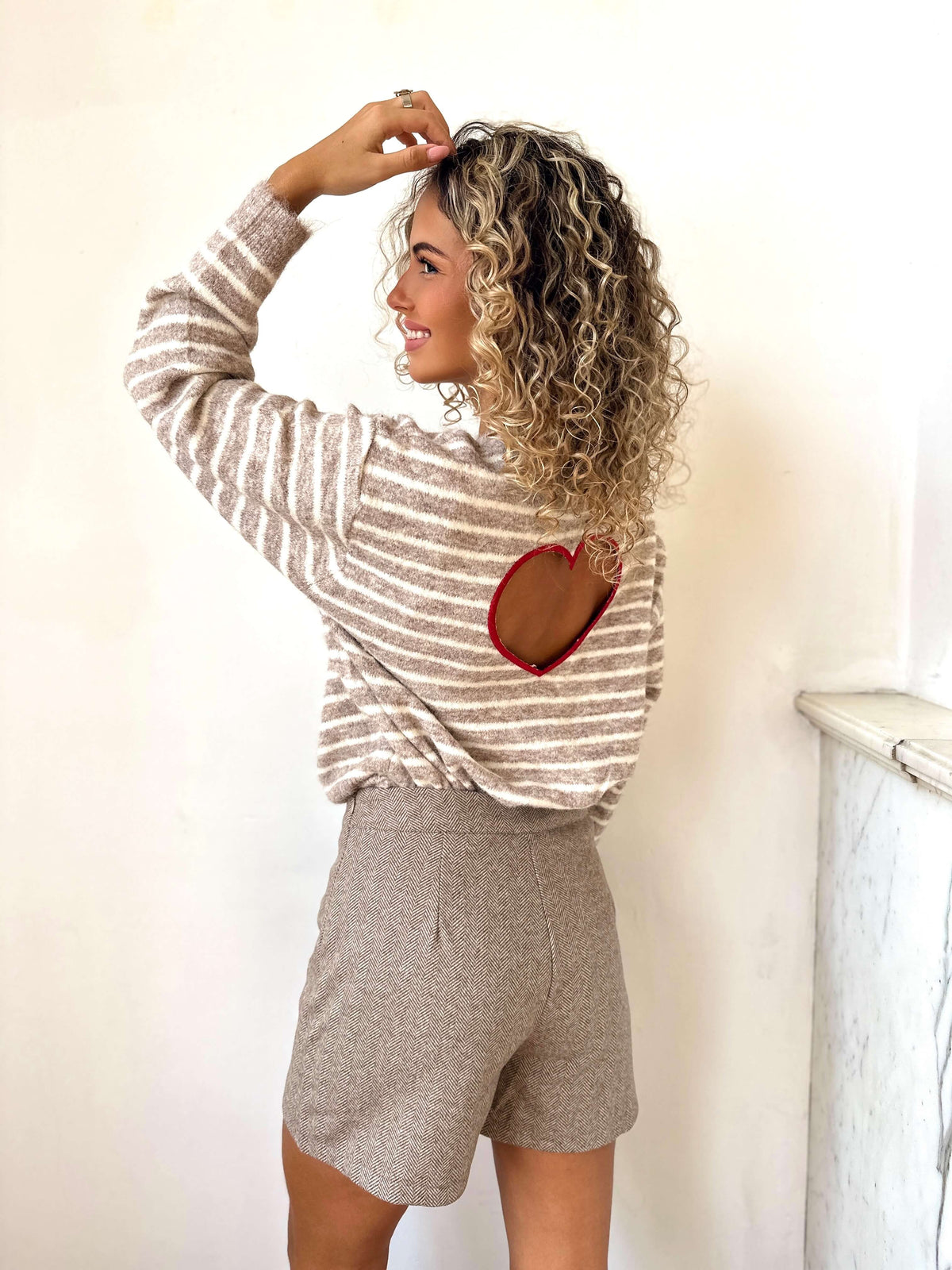 Pull beige - AMOUR