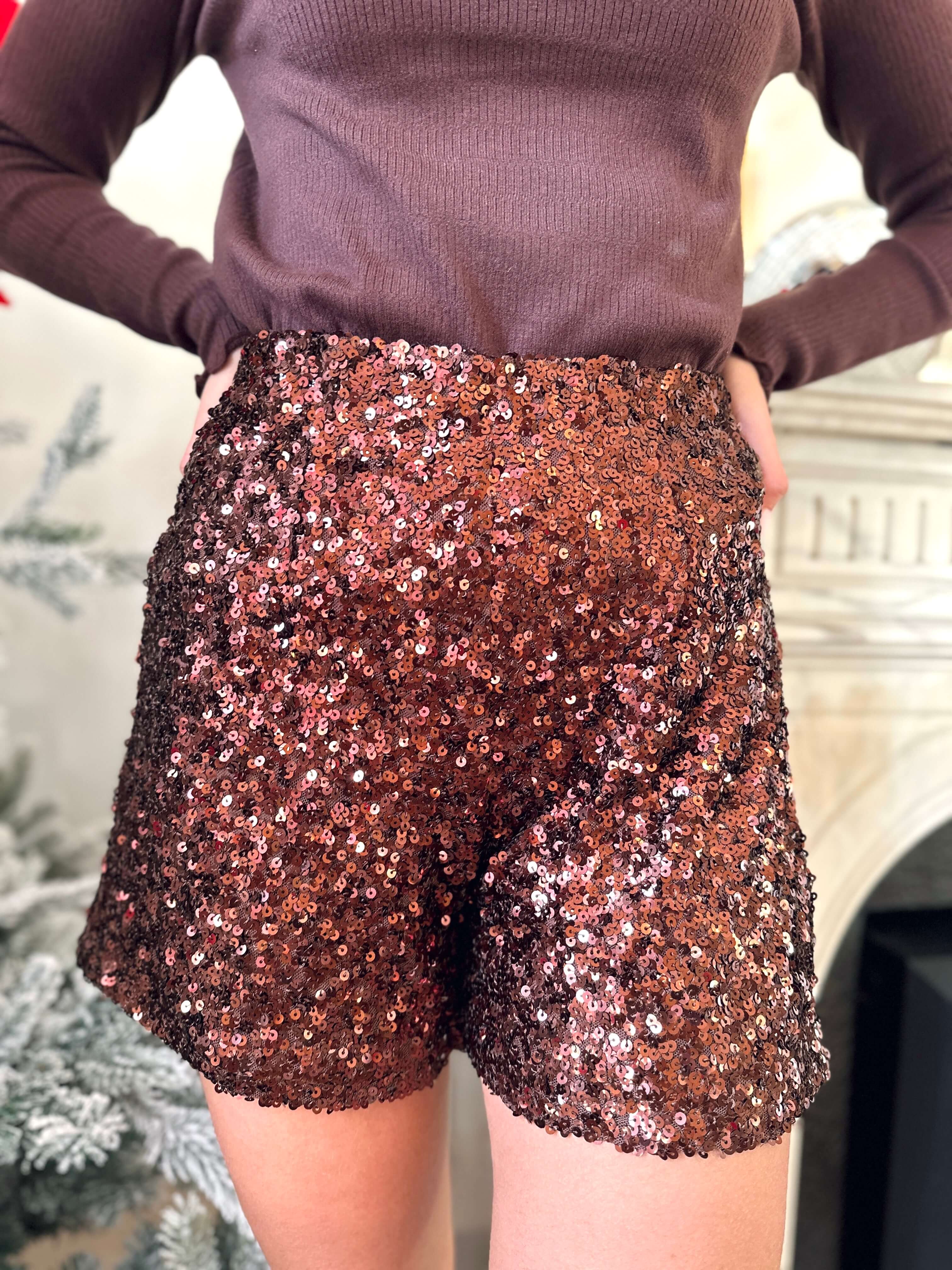 Pantalones cortos marrones - GOLDIE