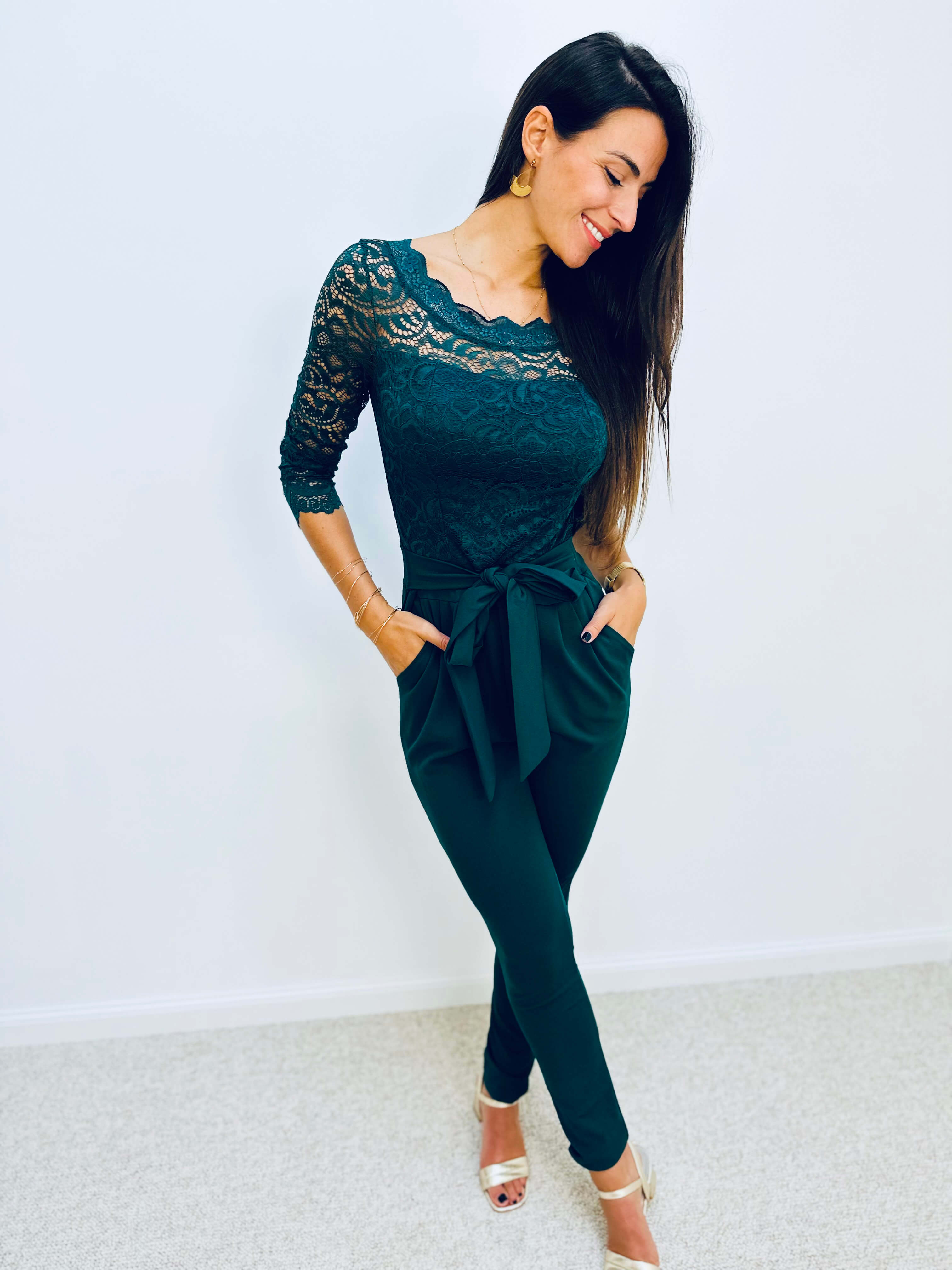 Combinaison pantalon verte - MIA