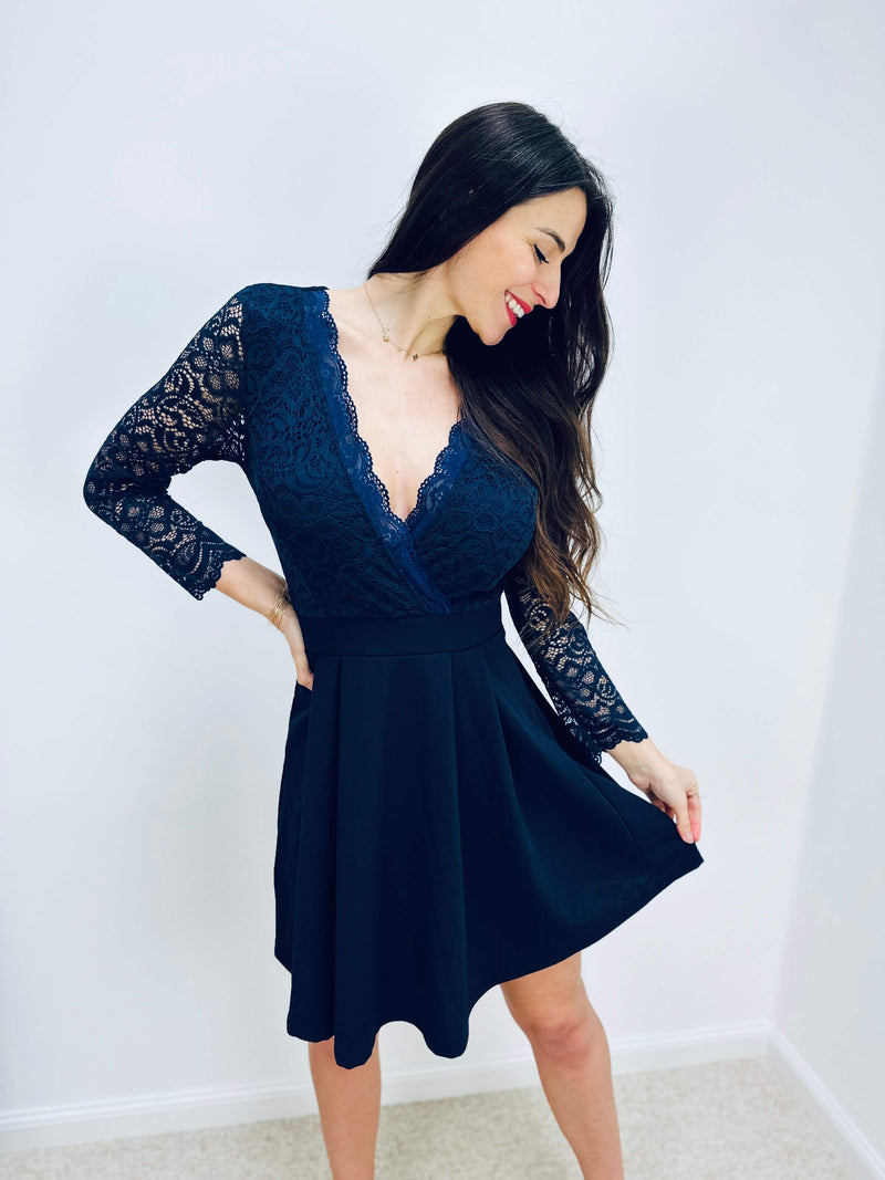 Robe bleu - CLARA