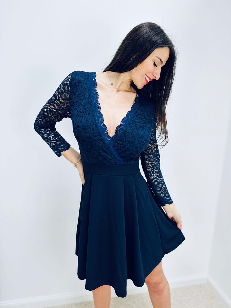 Robe bleu - CLARA