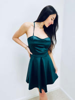 Robe vert sapin - CORALIE