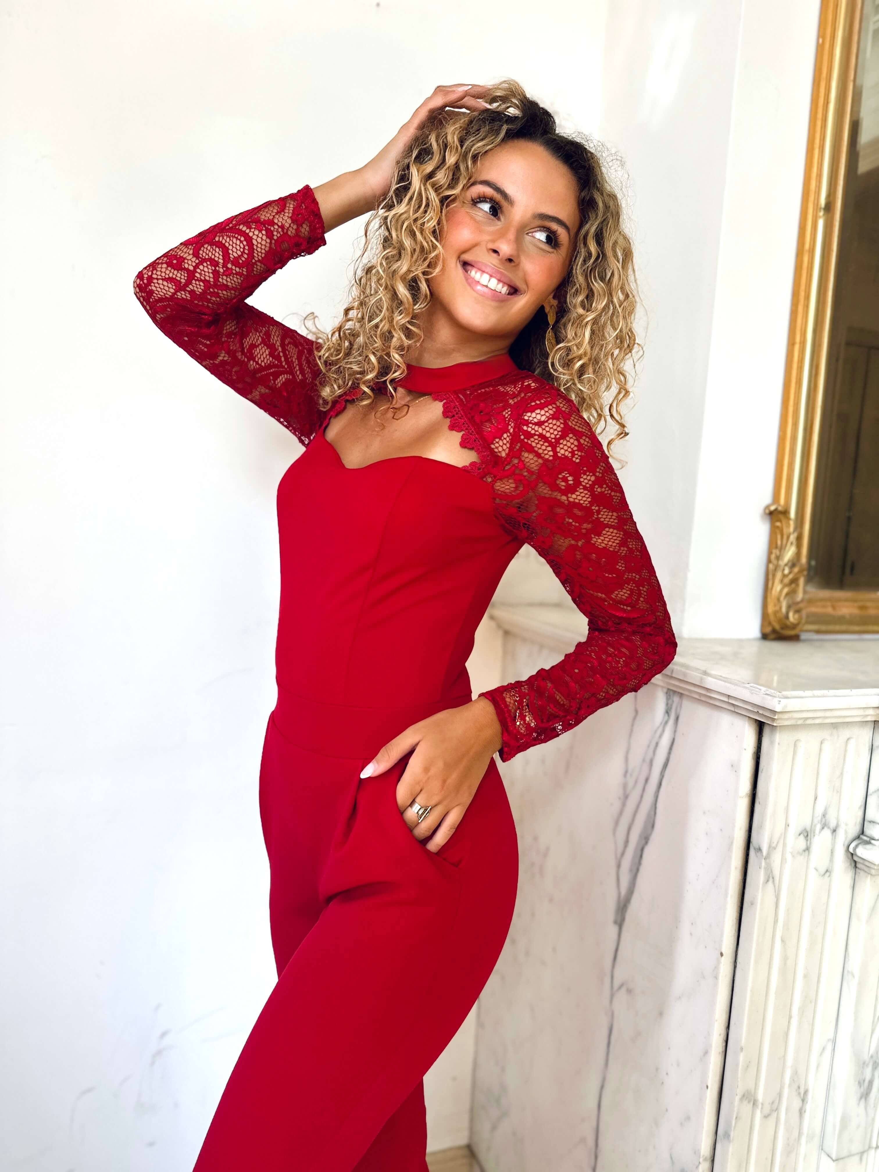 Combinaison bordeaux - SOPHIA