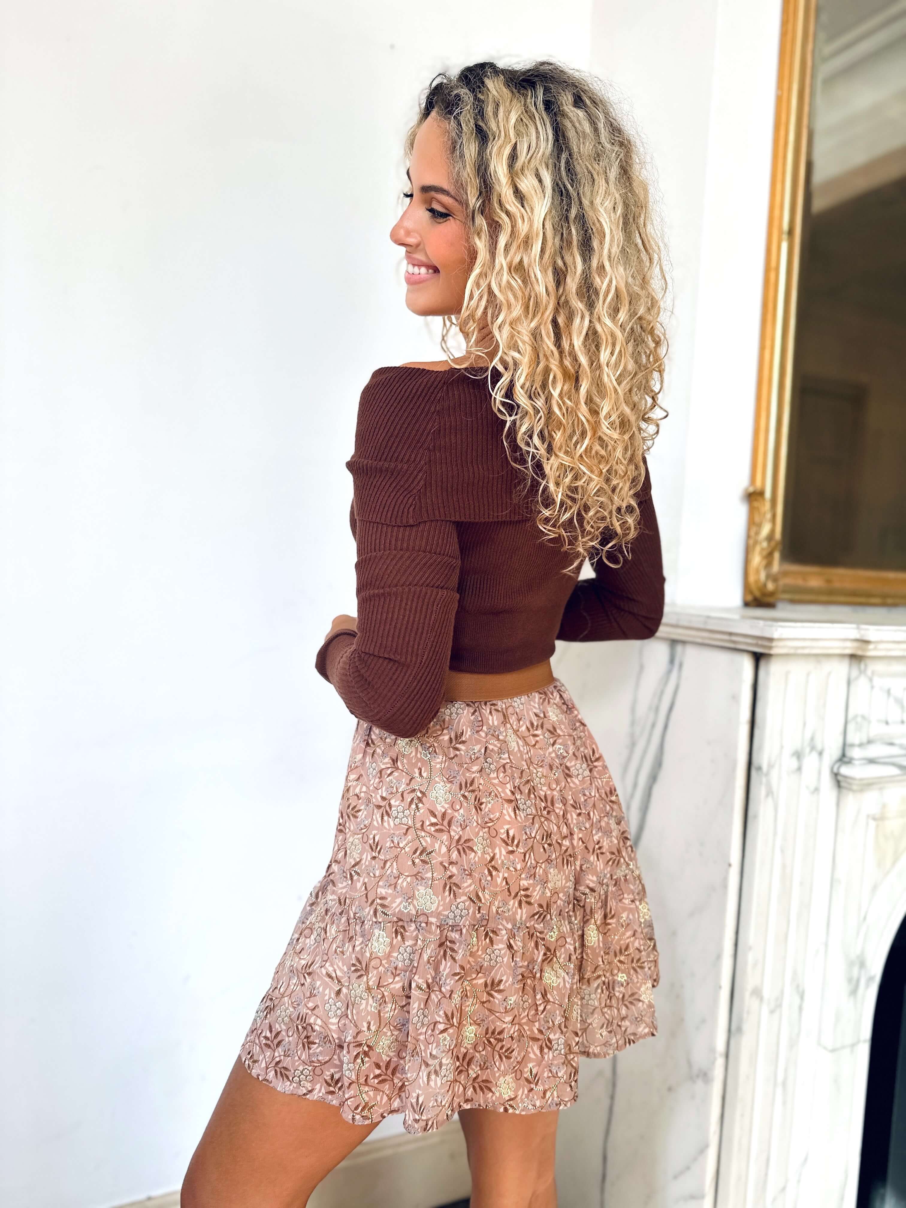 Pull chocolat - ANNA