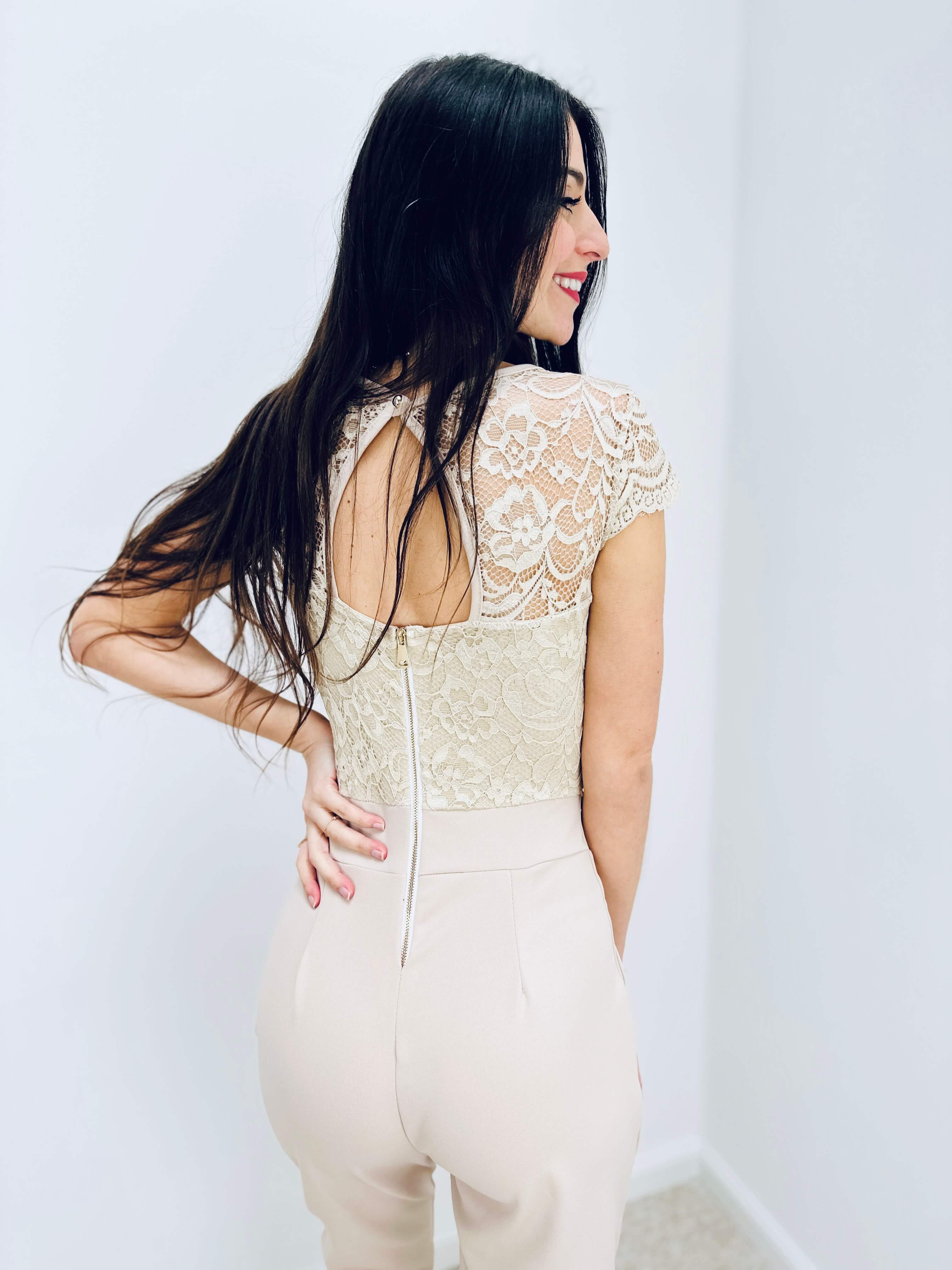 Combinaison beige - CECILE