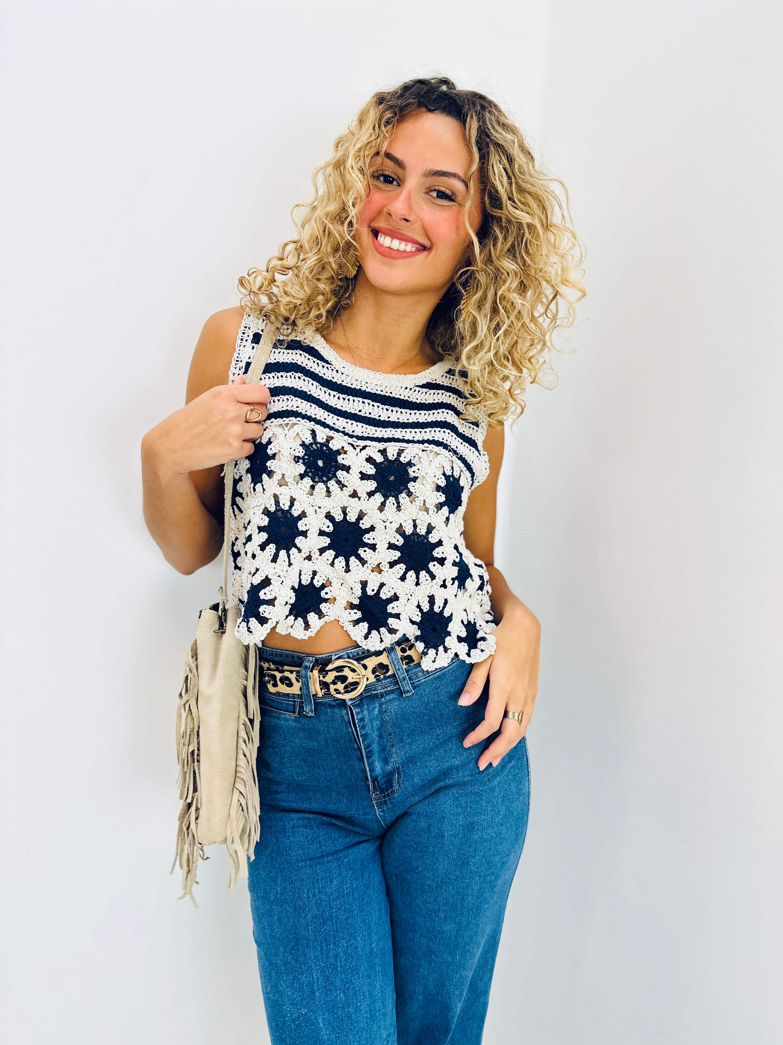 Haut en crochet - MARINA