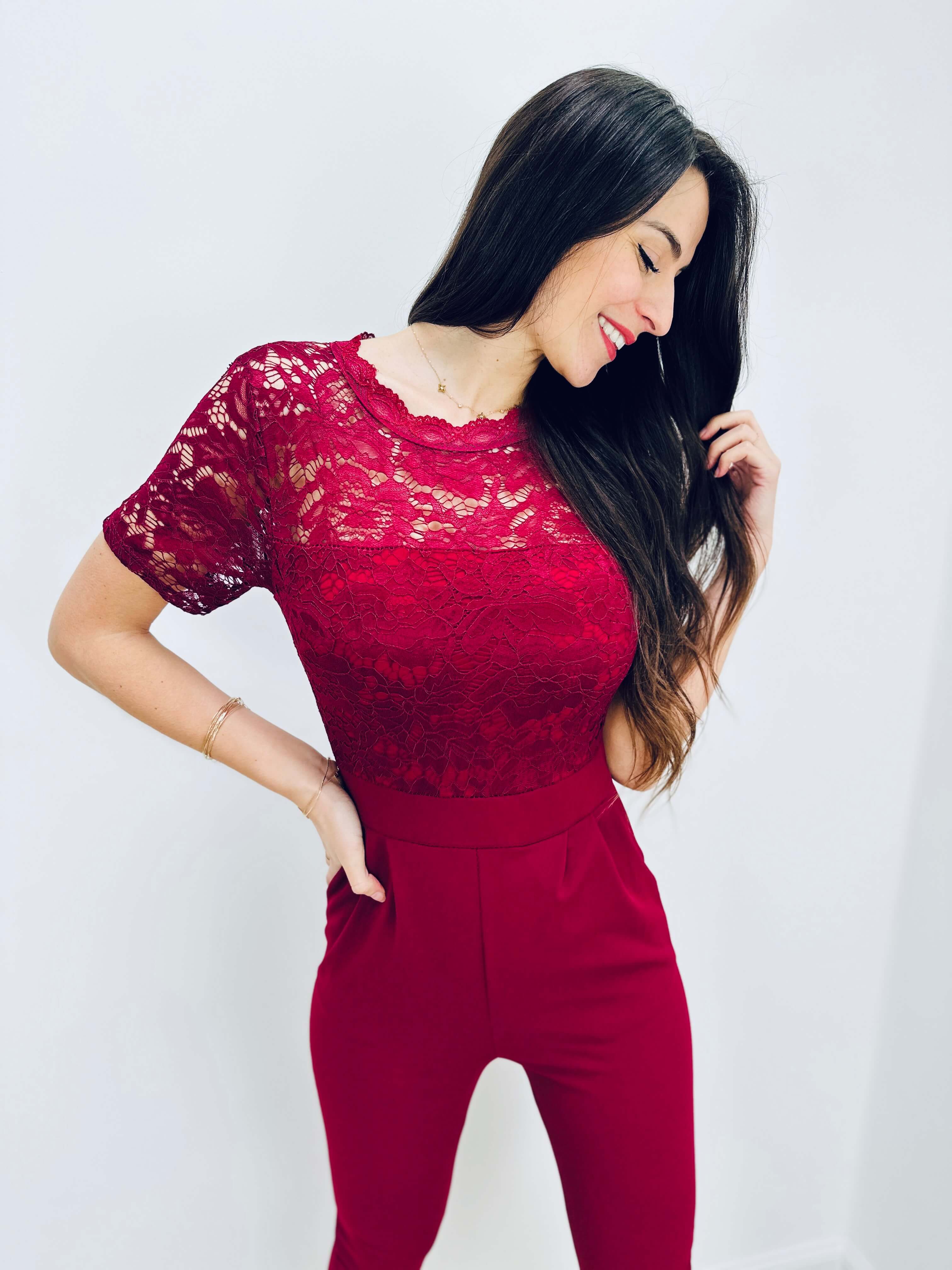 combinaison bordeaux - IRINA new