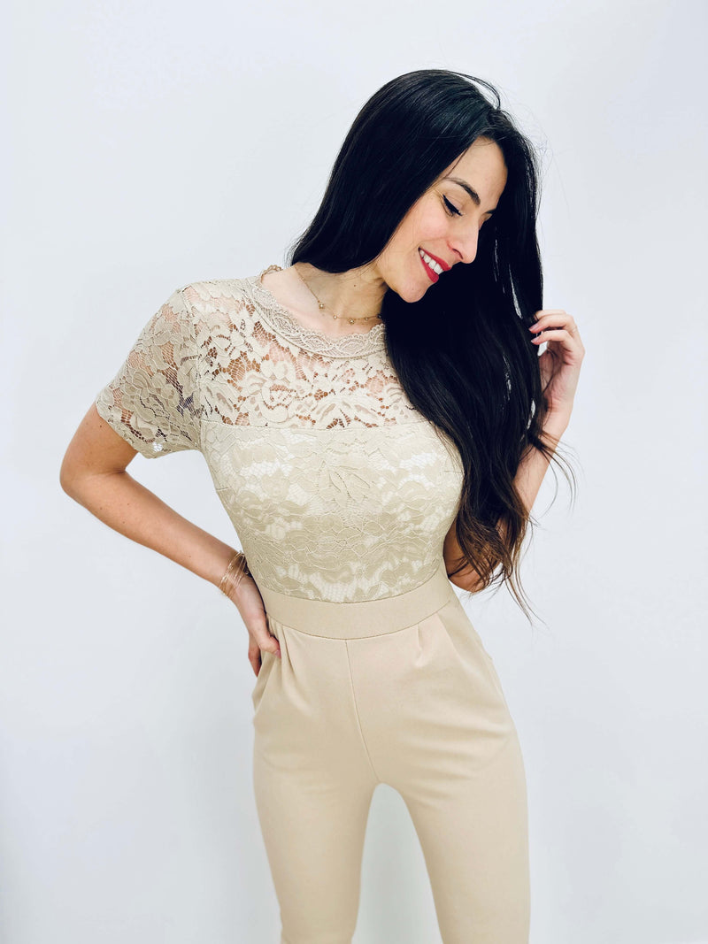 Combinaison beige - IRINA