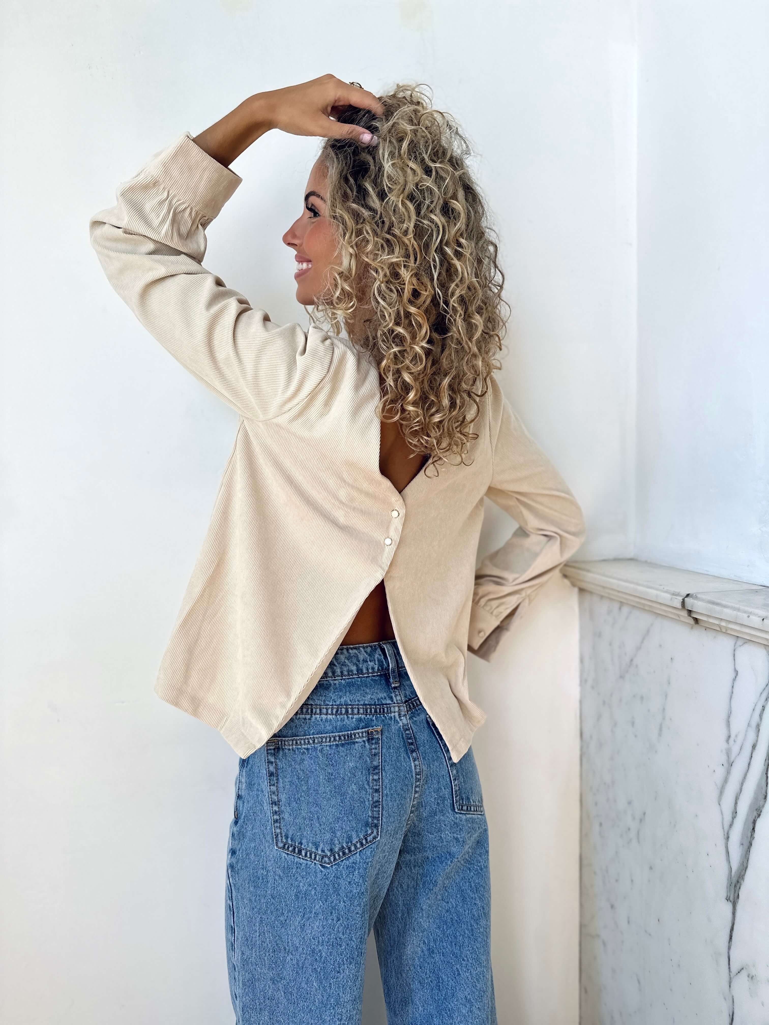 Blouse beige - ZOE