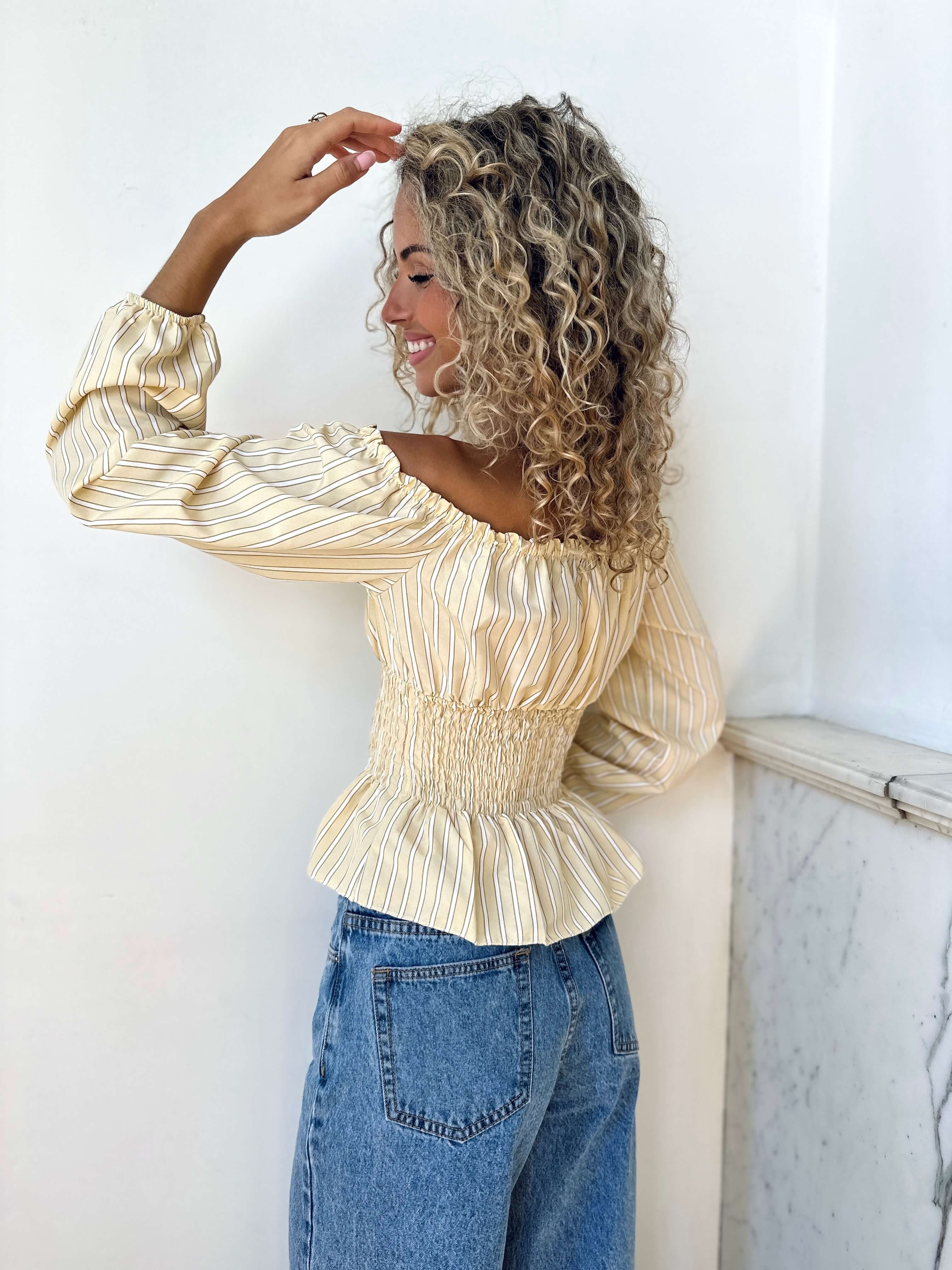 Blouse jaune - EVI