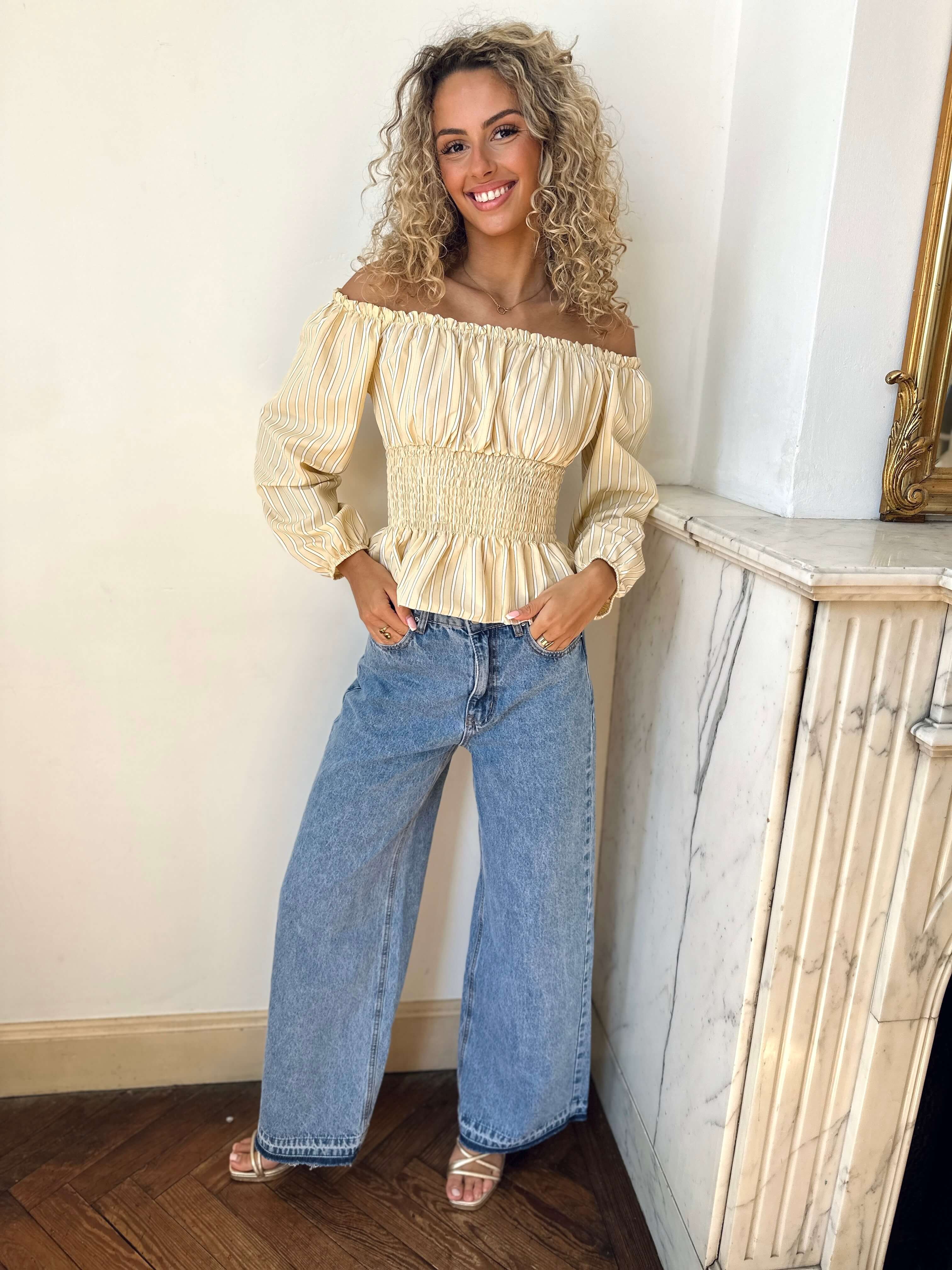 Blouse jaune - EVI