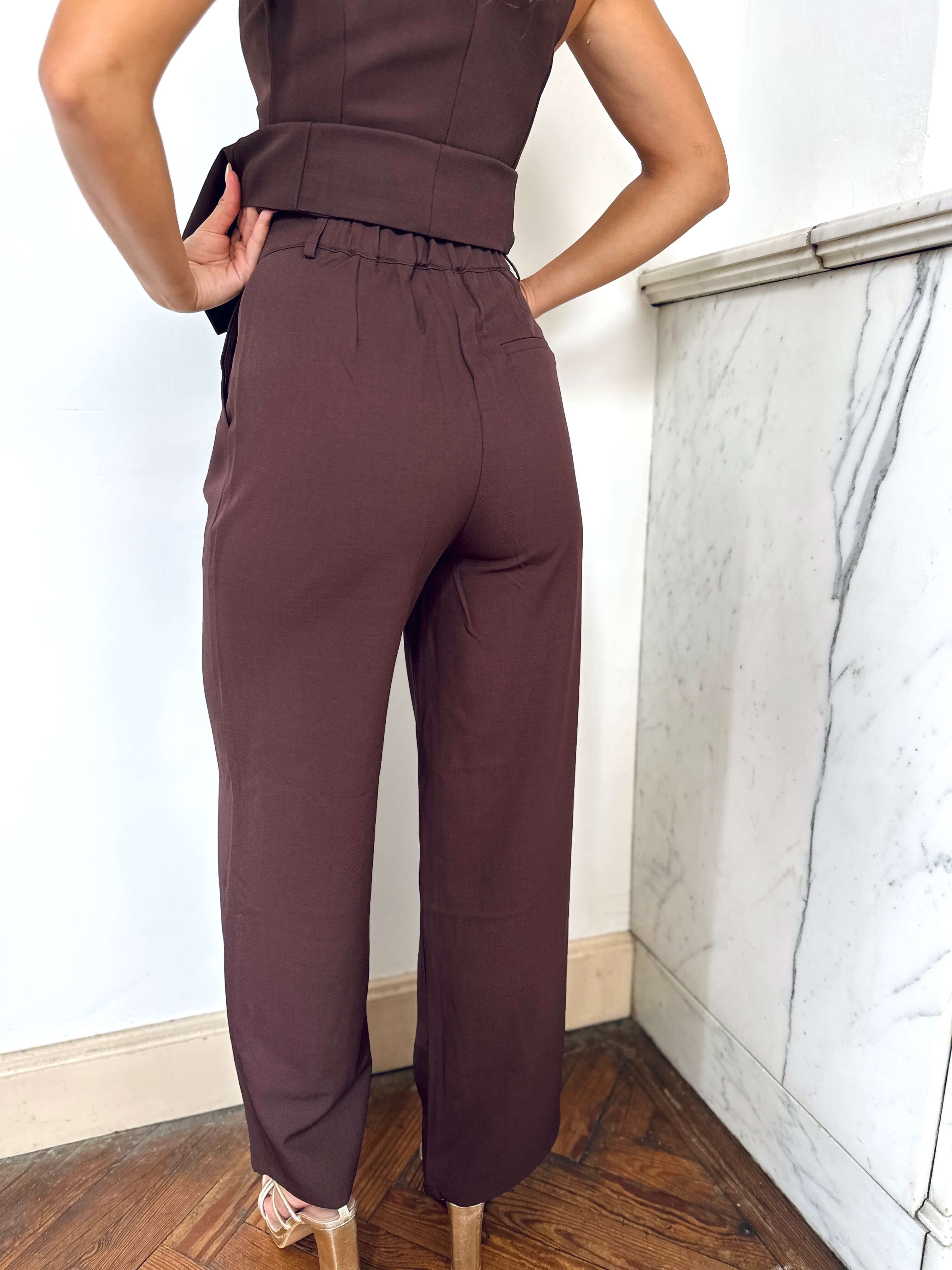 Pantalon chocolat - GWEN
