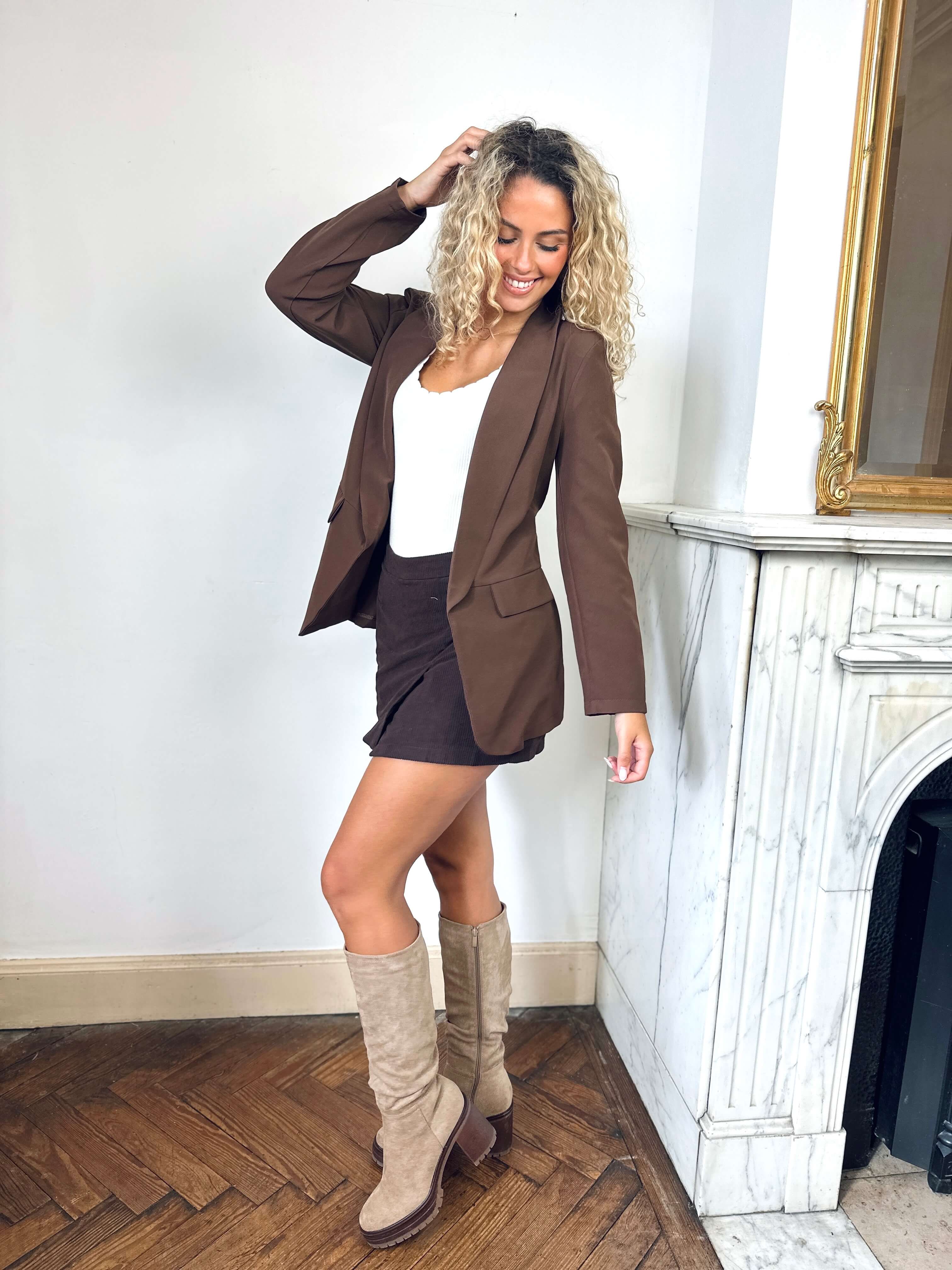 Blazer chocolat - CAM