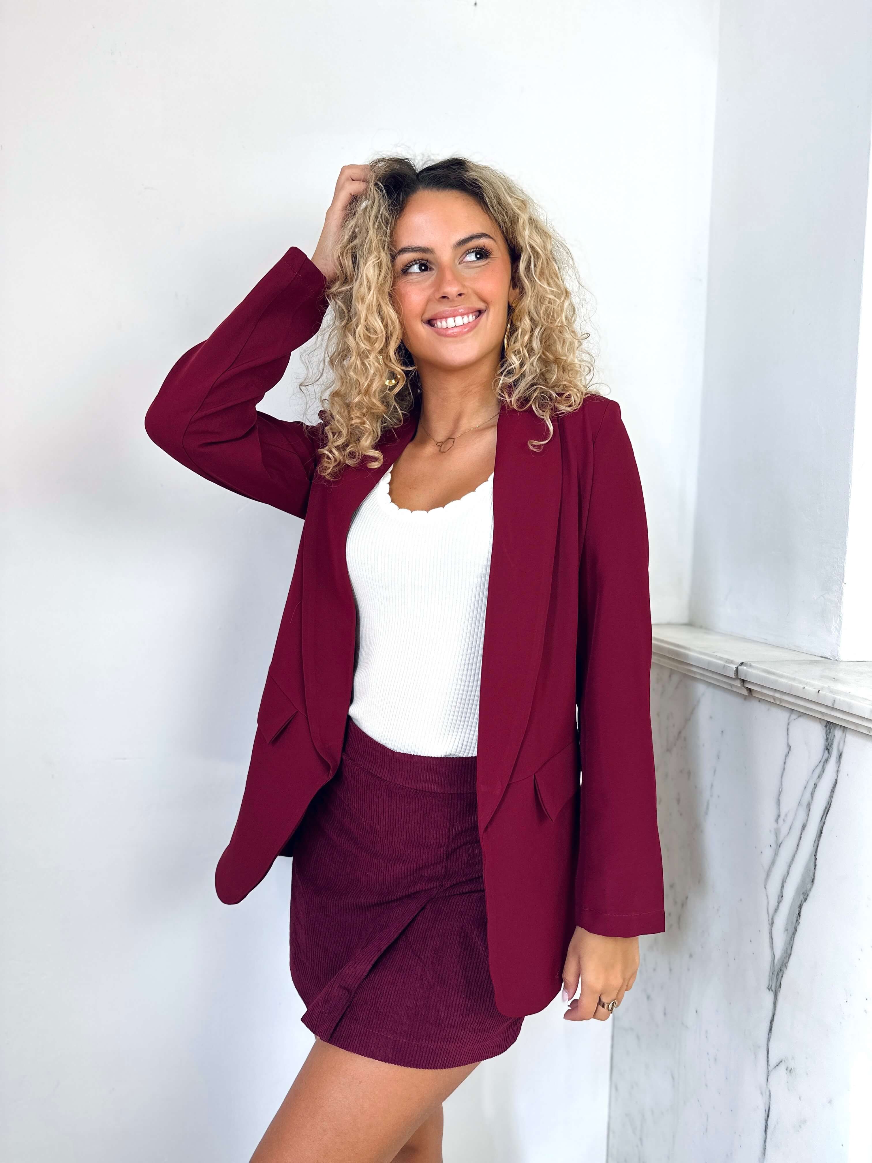 Blazer bordeaux - CAM
