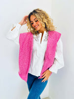 Gilet rose - AMANDINE