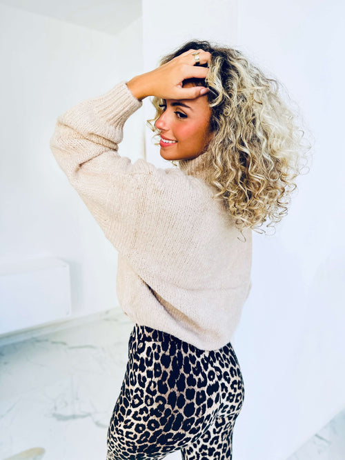 Pull beige - ELODIE