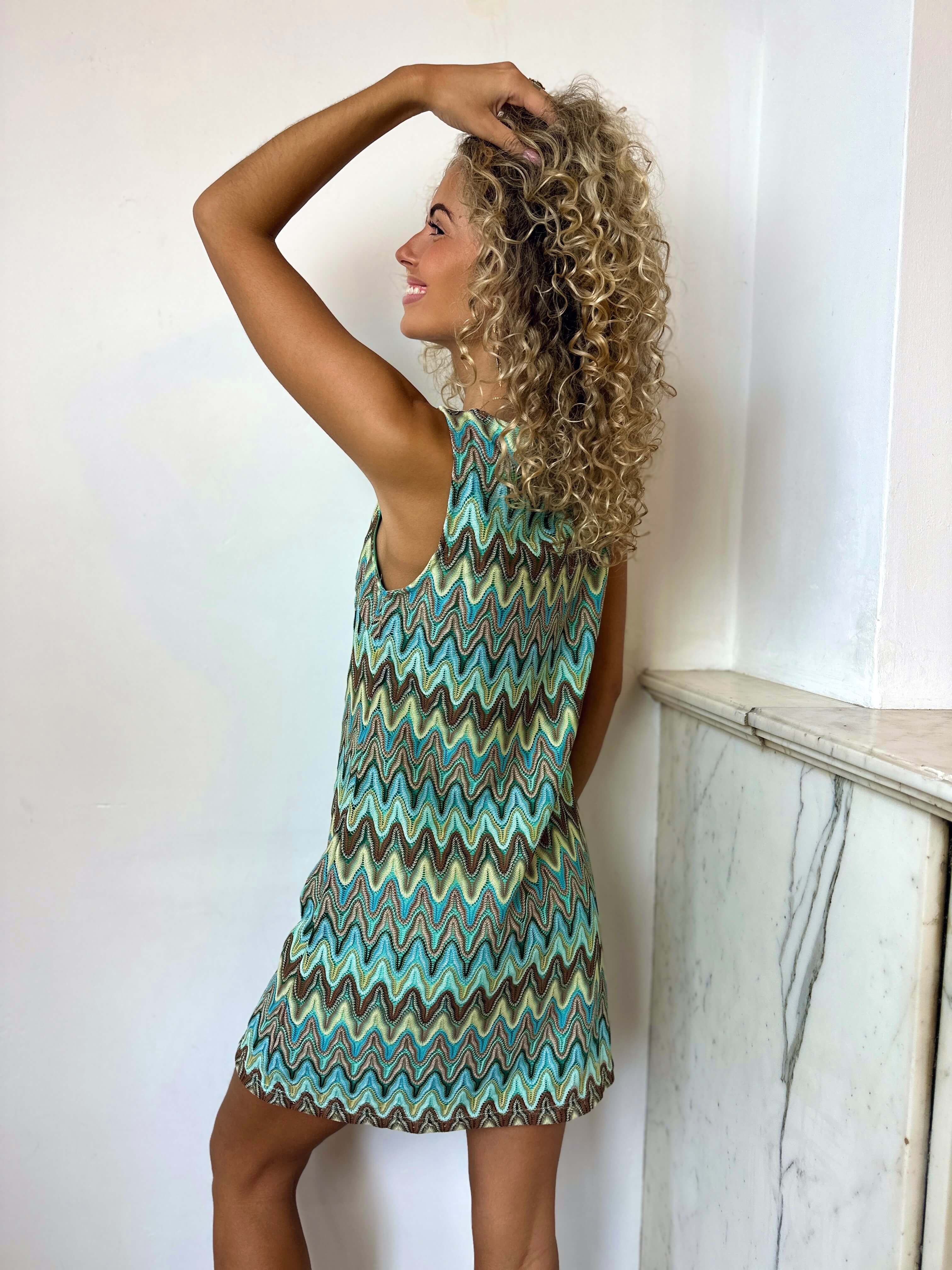 Robe turquoise - JOSEPHINE