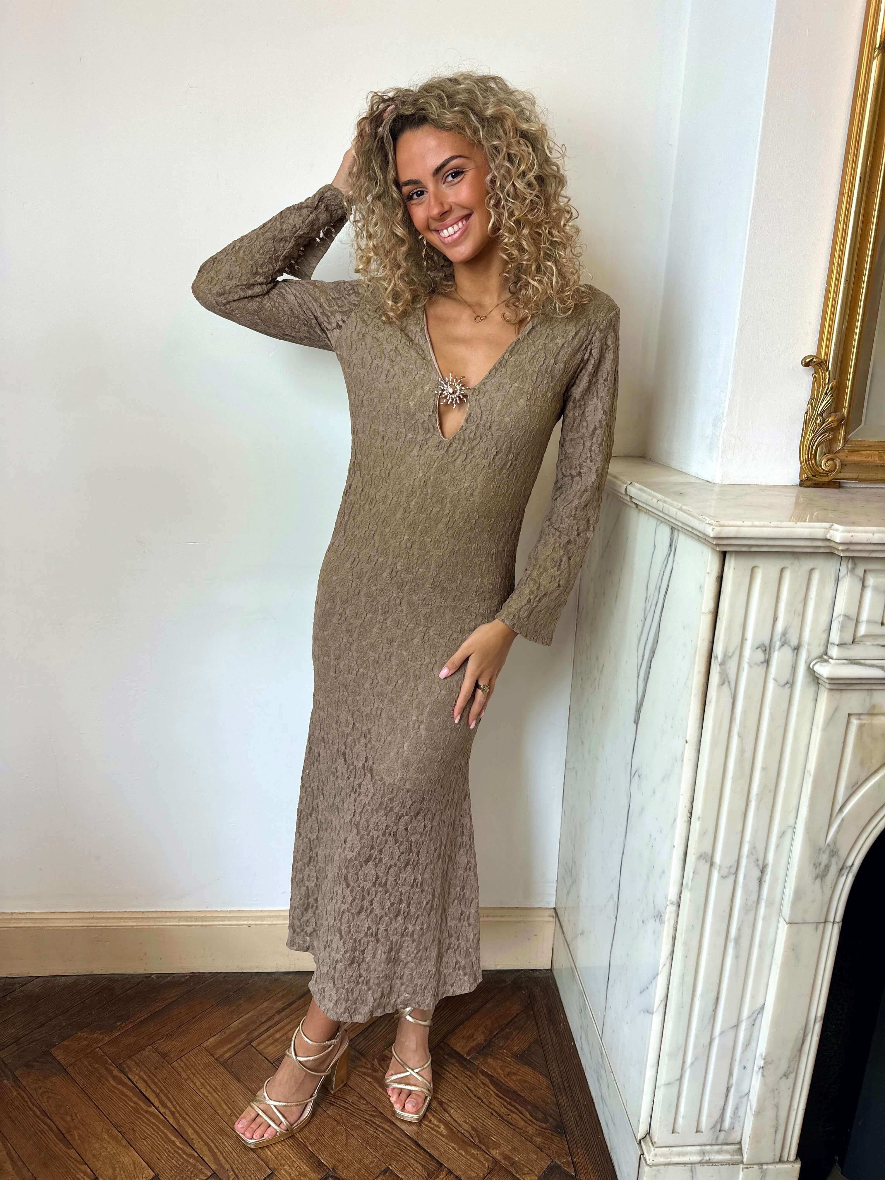 Robe beige - BOHEME