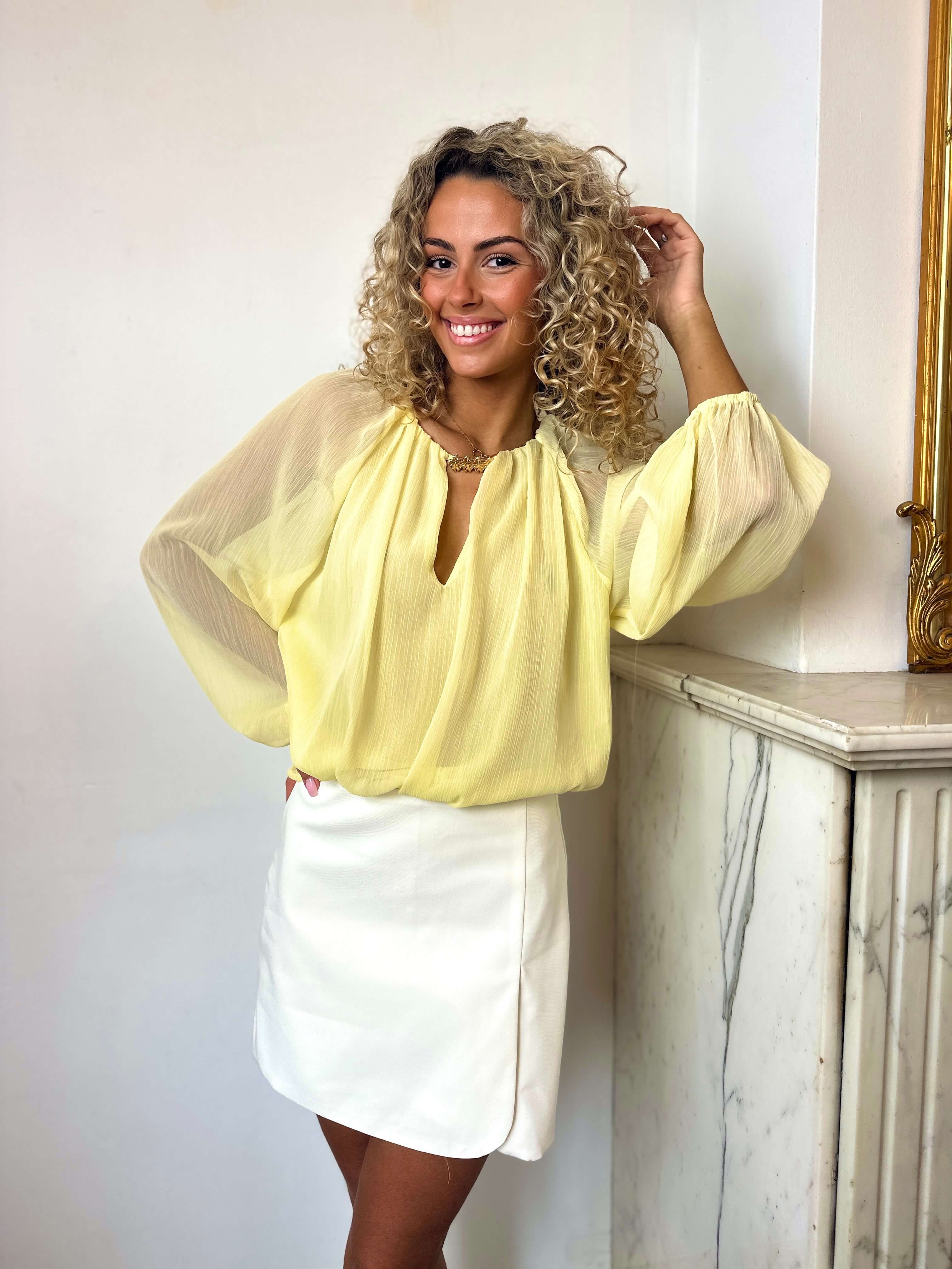 Blouse jaune - GEORGIA