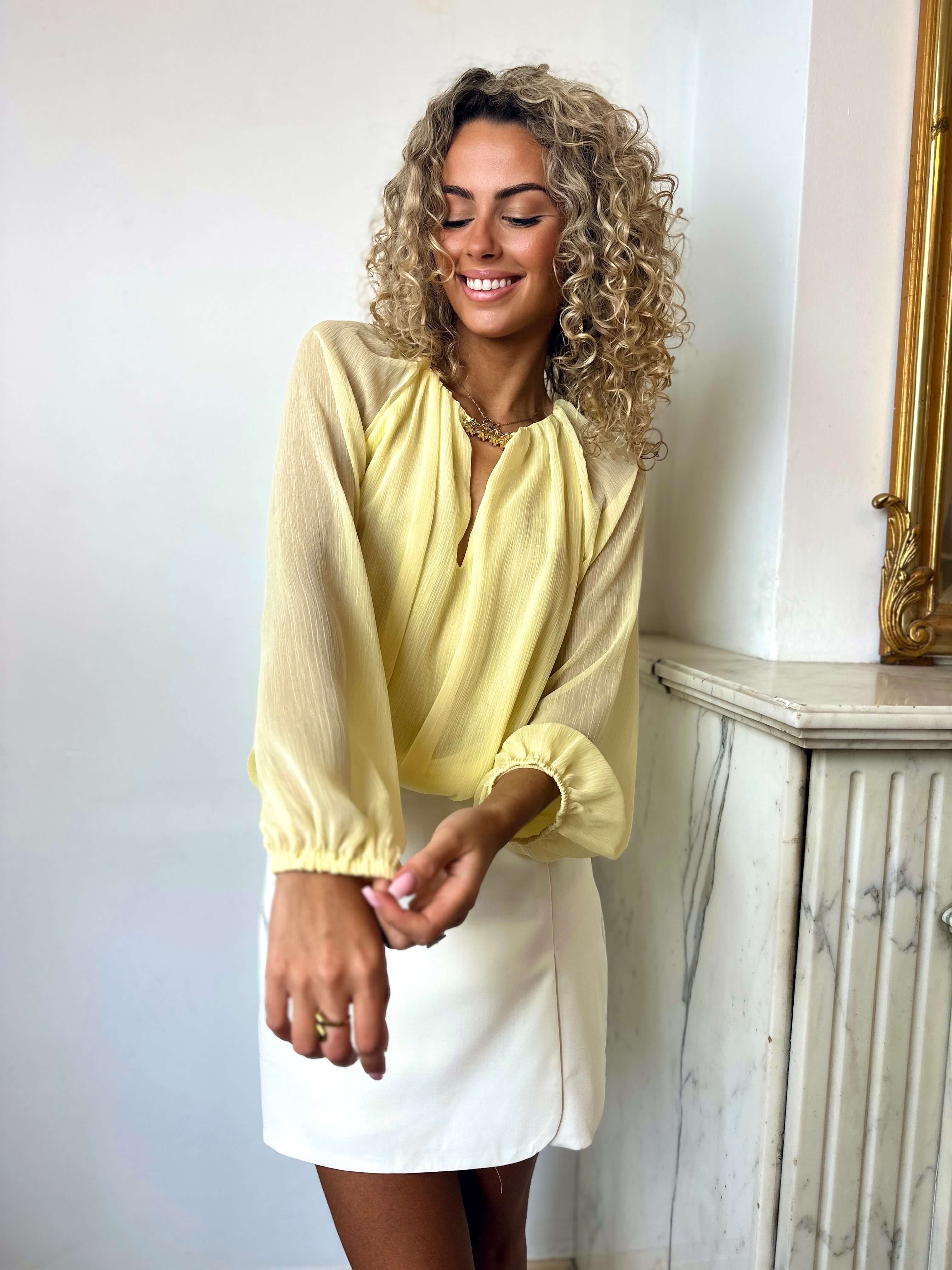 Blouse jaune - GEORGIA