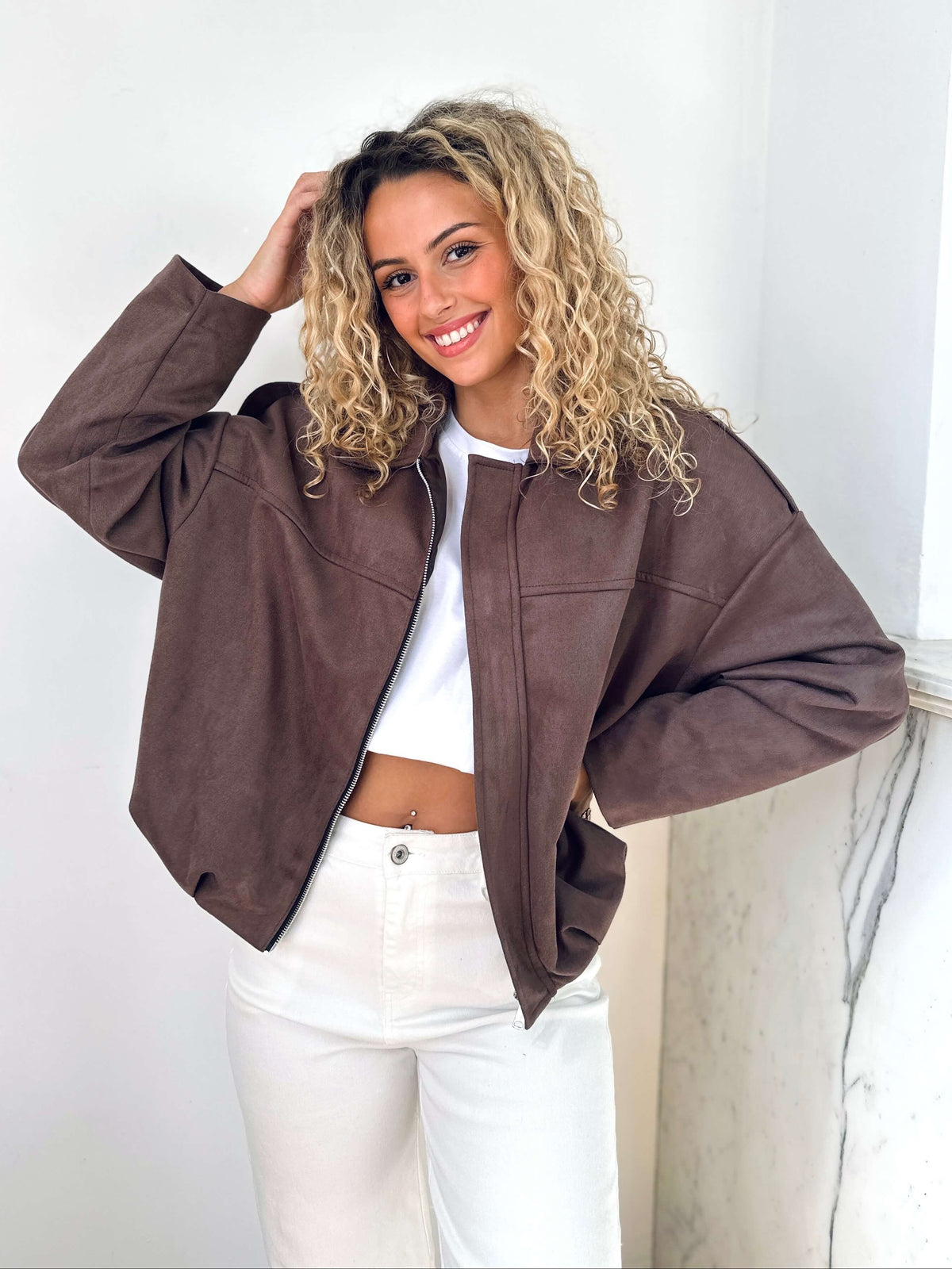 Veste chocolat - LISA