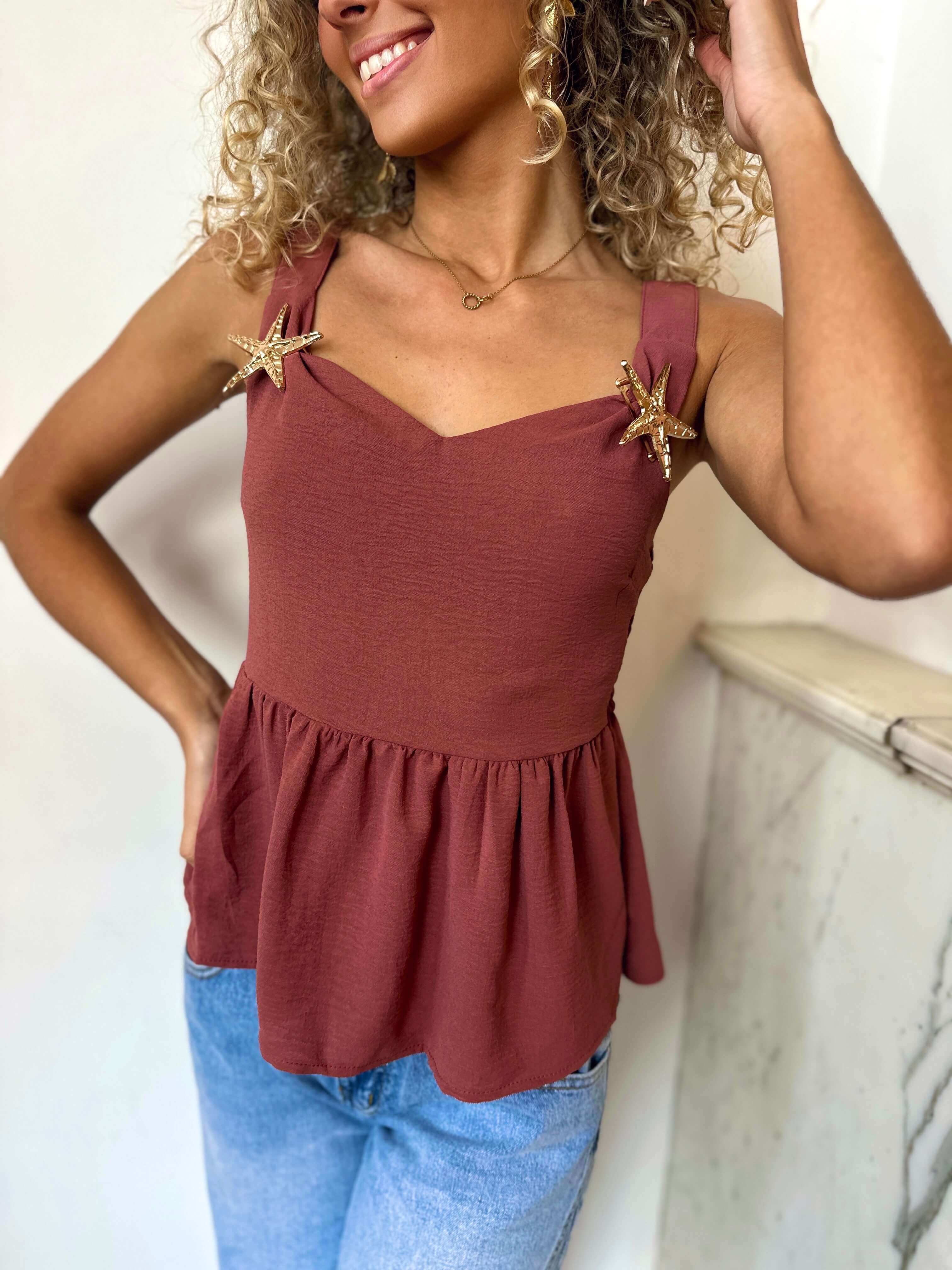 Haut rouille - COLINE