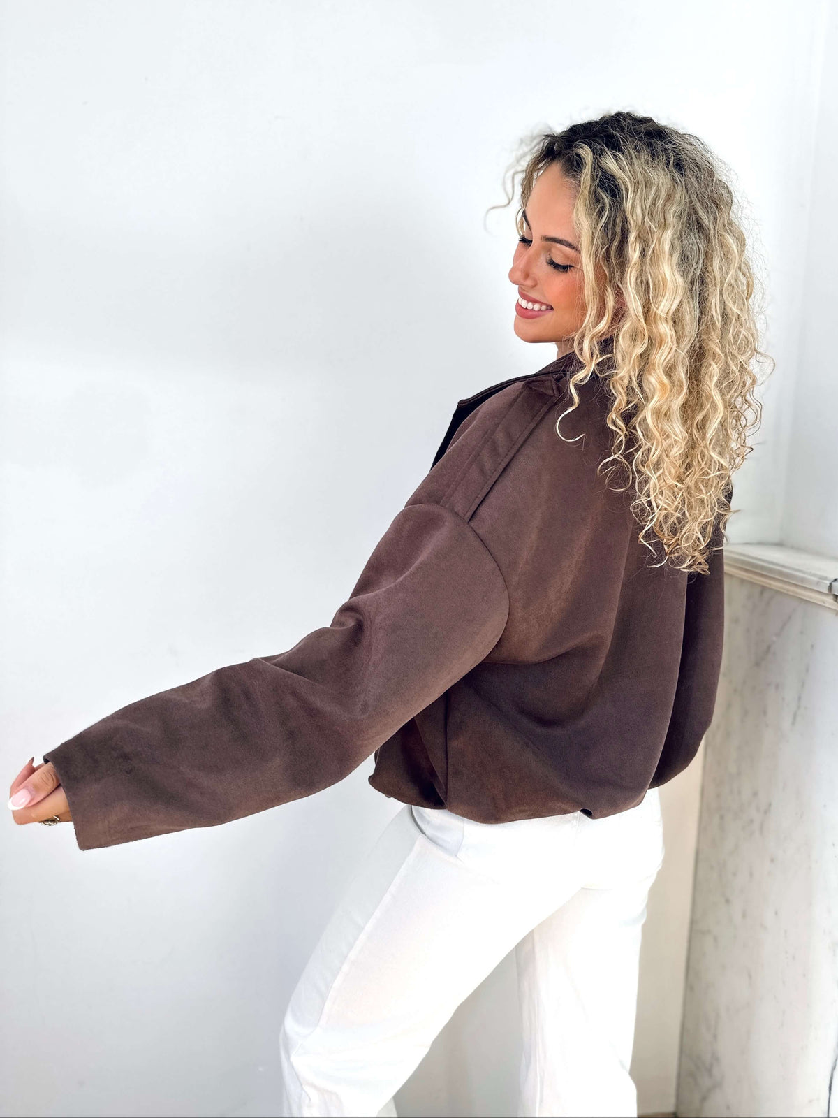 Veste chocolat - LISA