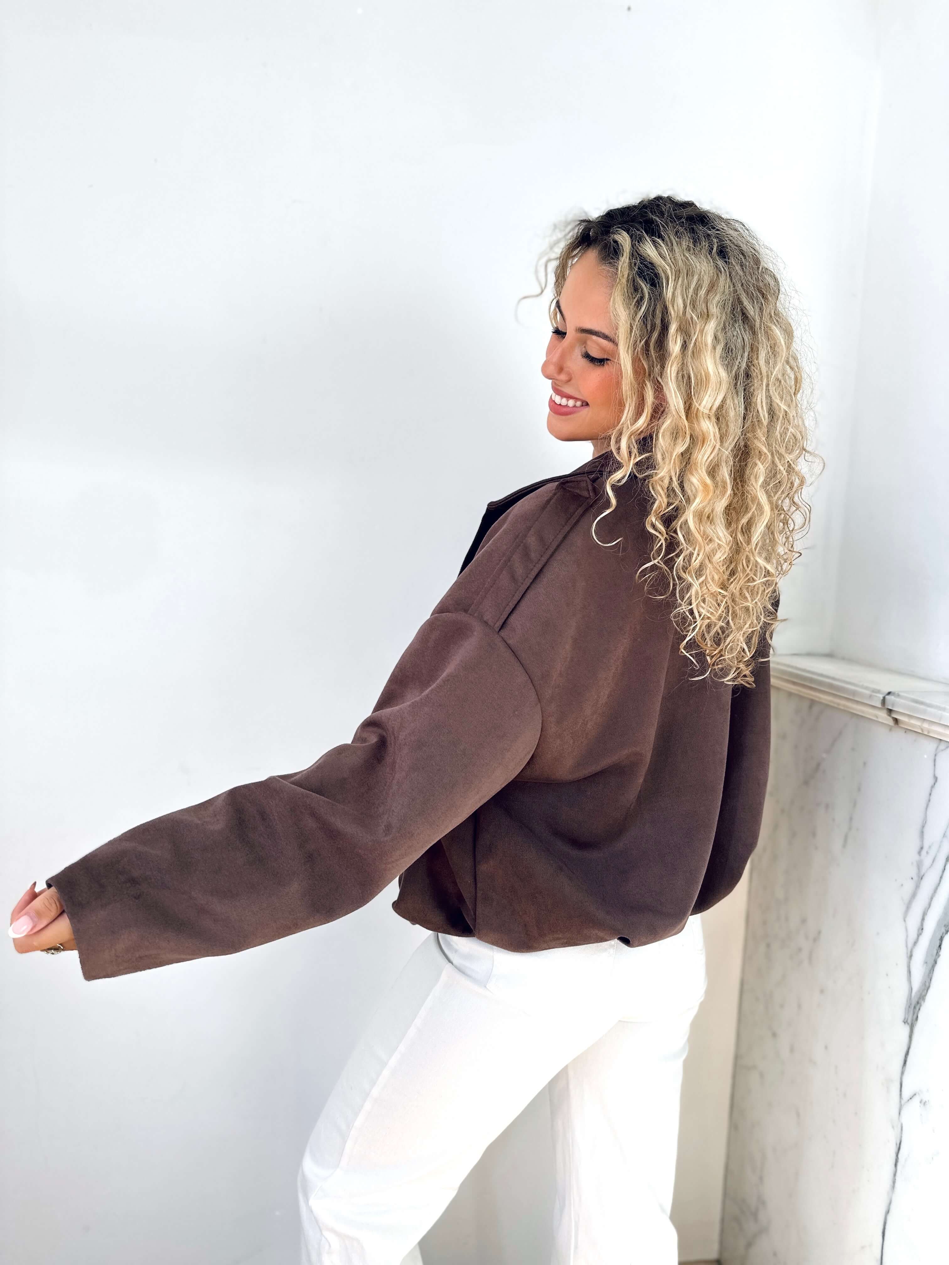 Veste chocolat - LISA