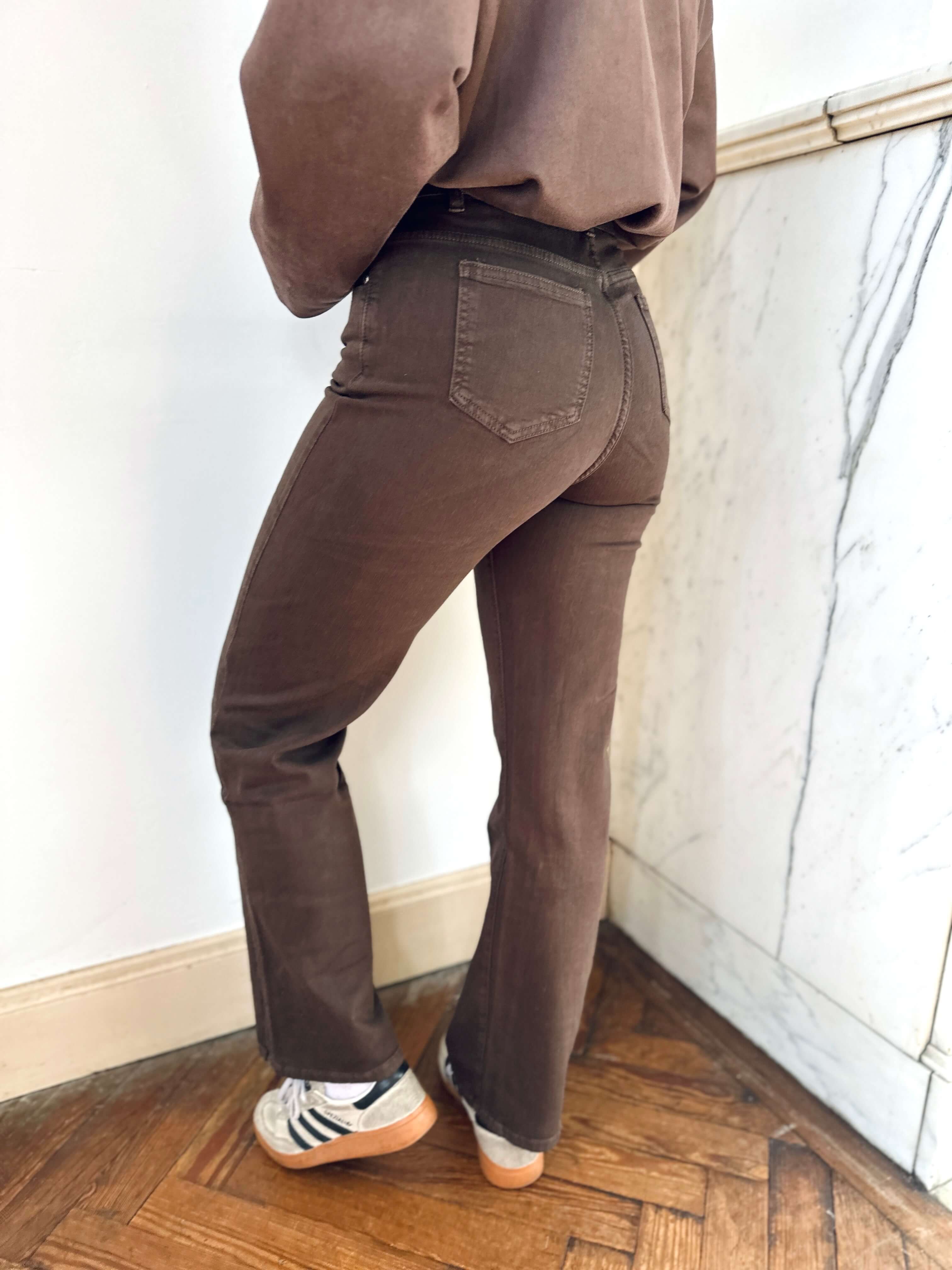 Pantalon chocolat - GAEL