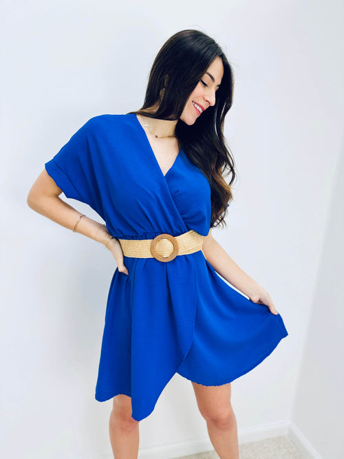 Robe bleu royal - AMBRE