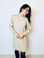 Robe pull beige - MAUDE