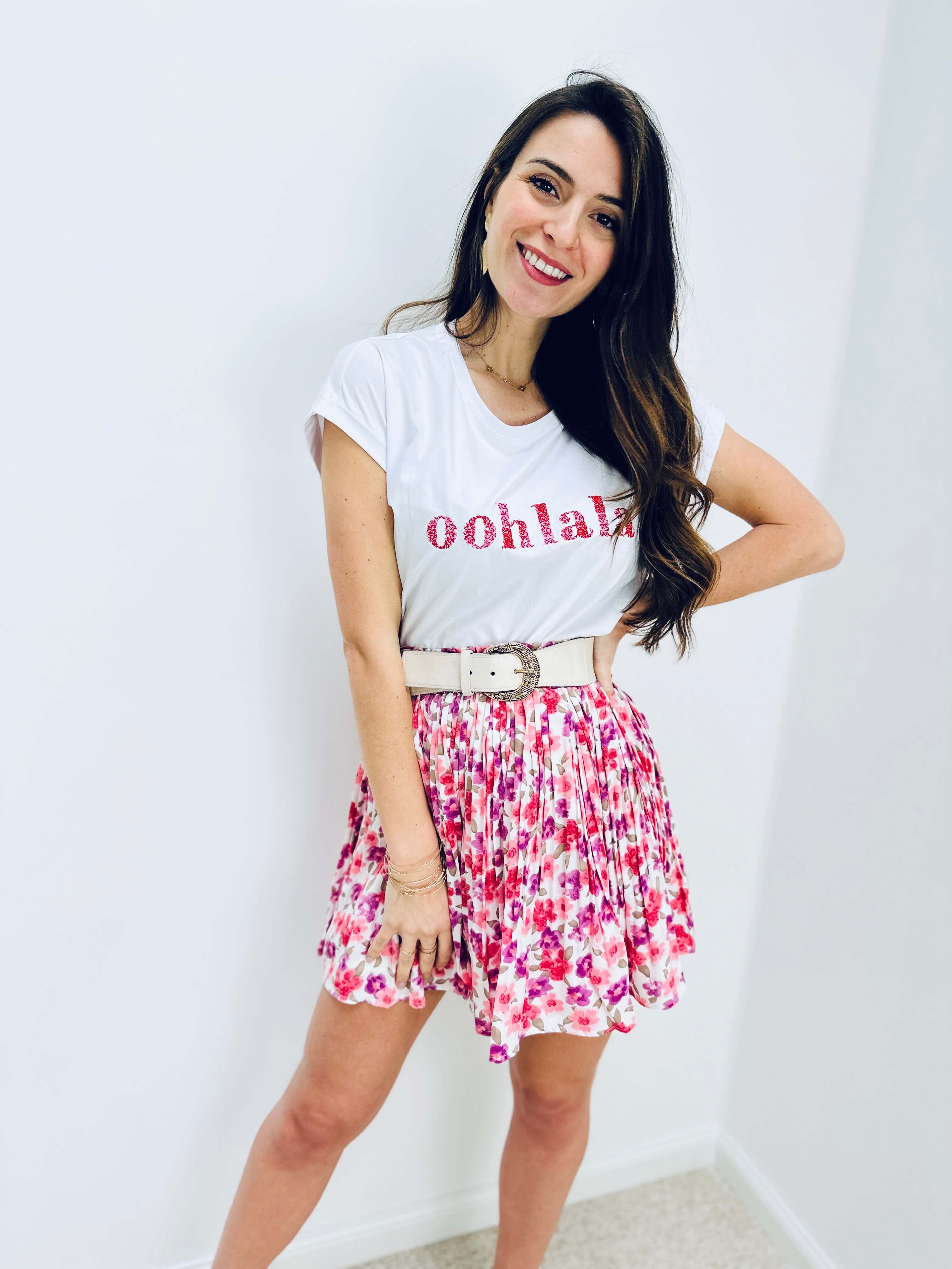 T-shirt rouge - OOHLALA