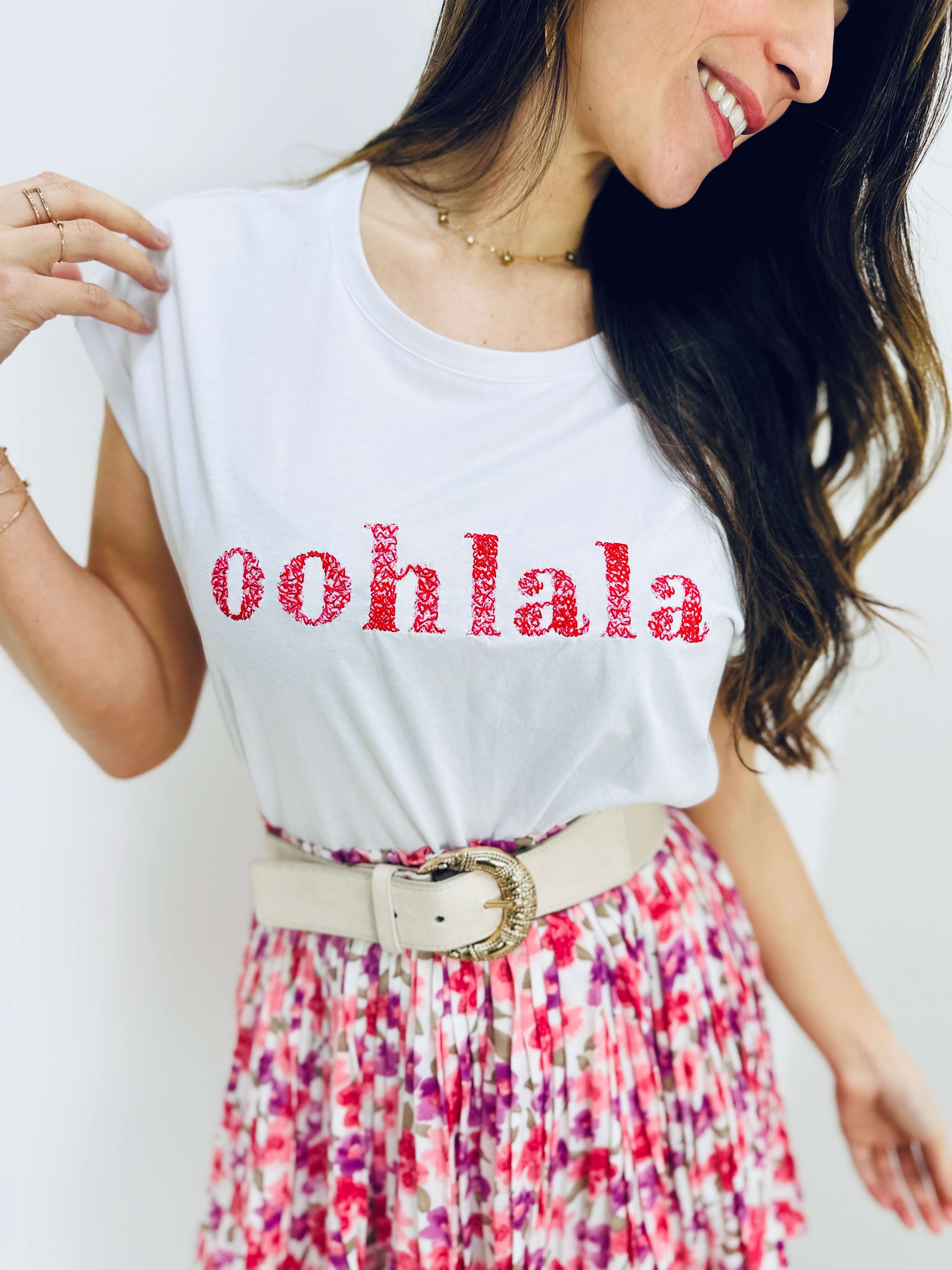 T-shirt rouge - OOHLALA