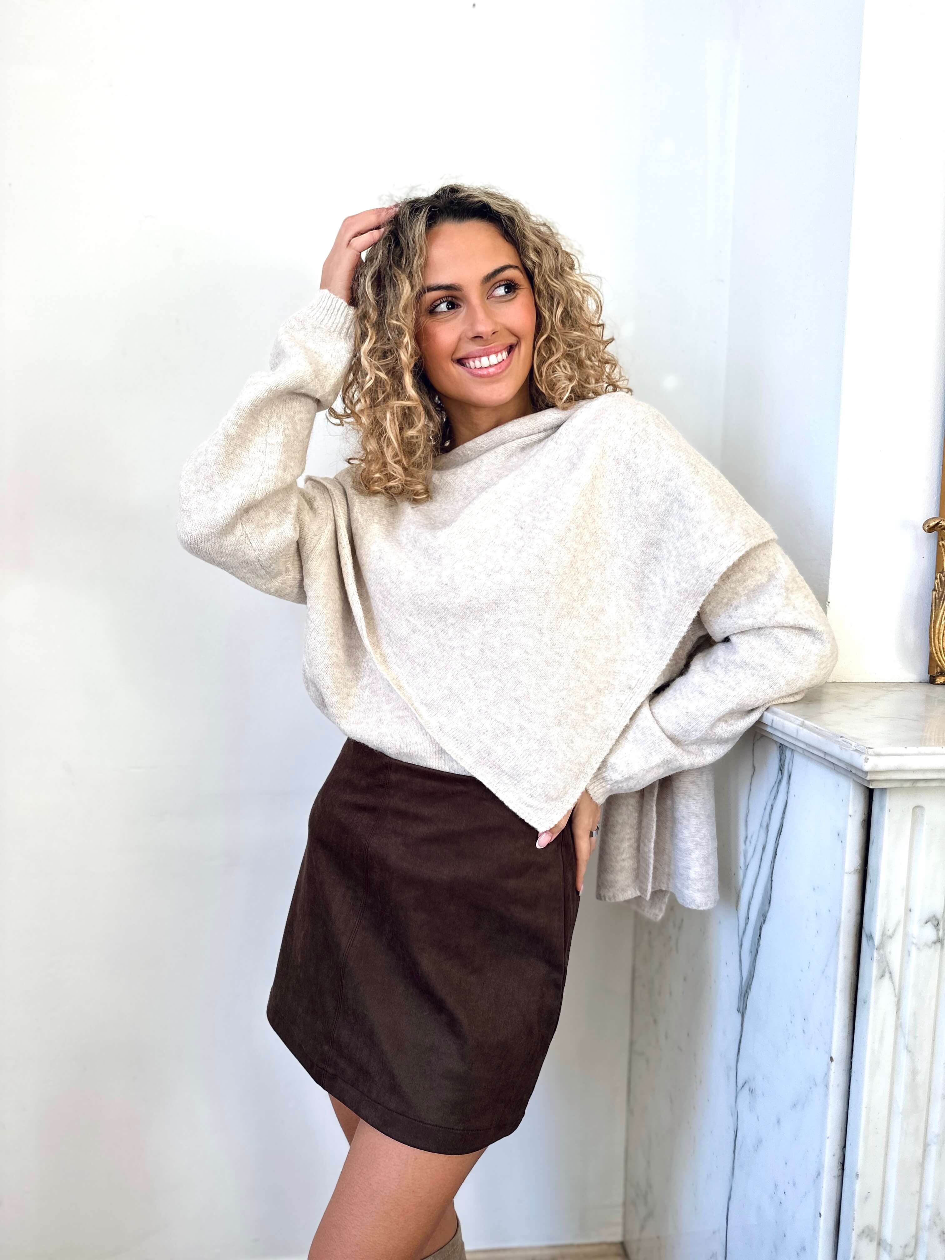 Jupe chocolat - LOLA